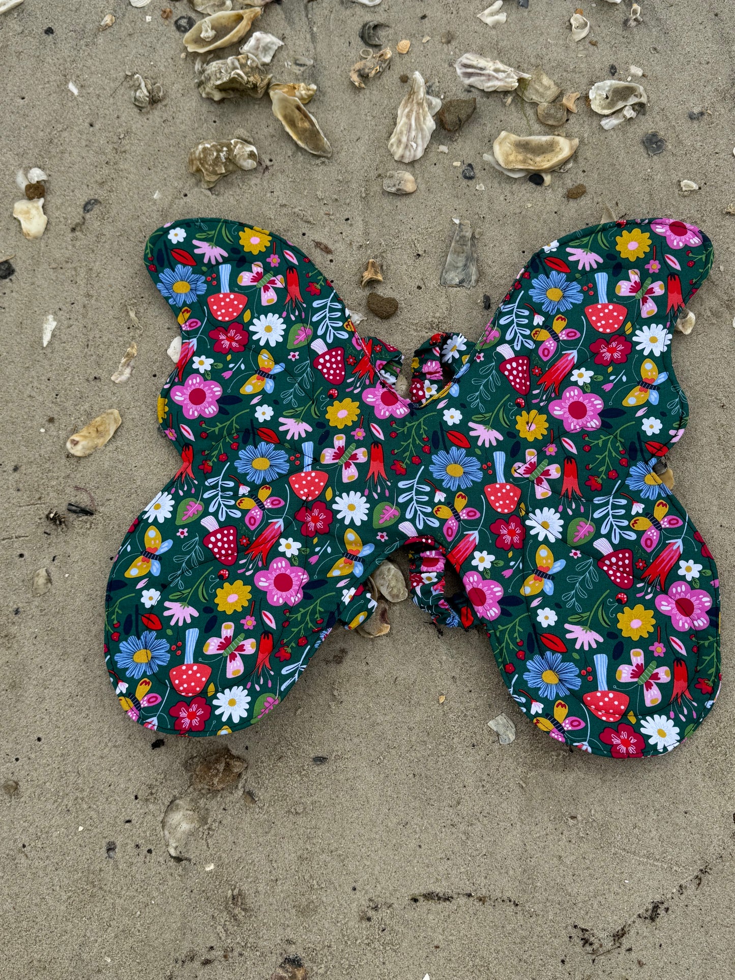 Child’s Butterfly Wings – Soft Dress-Up Costume with Comfortable Elastic Straps ~ Nostalgic