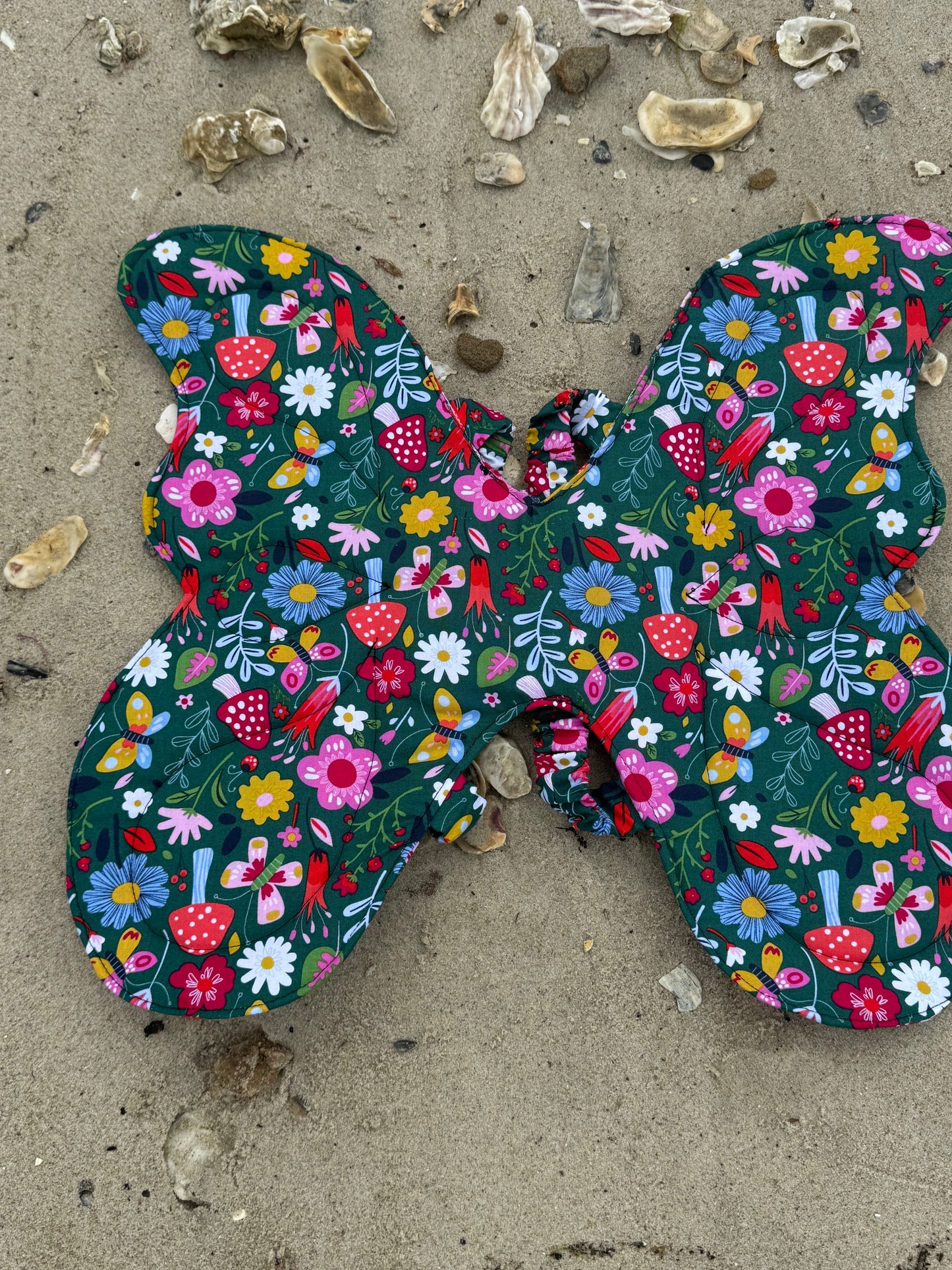 Child’s Butterfly Wings – Soft Dress-Up Costume with Comfortable Elastic Straps ~ Nostalgic