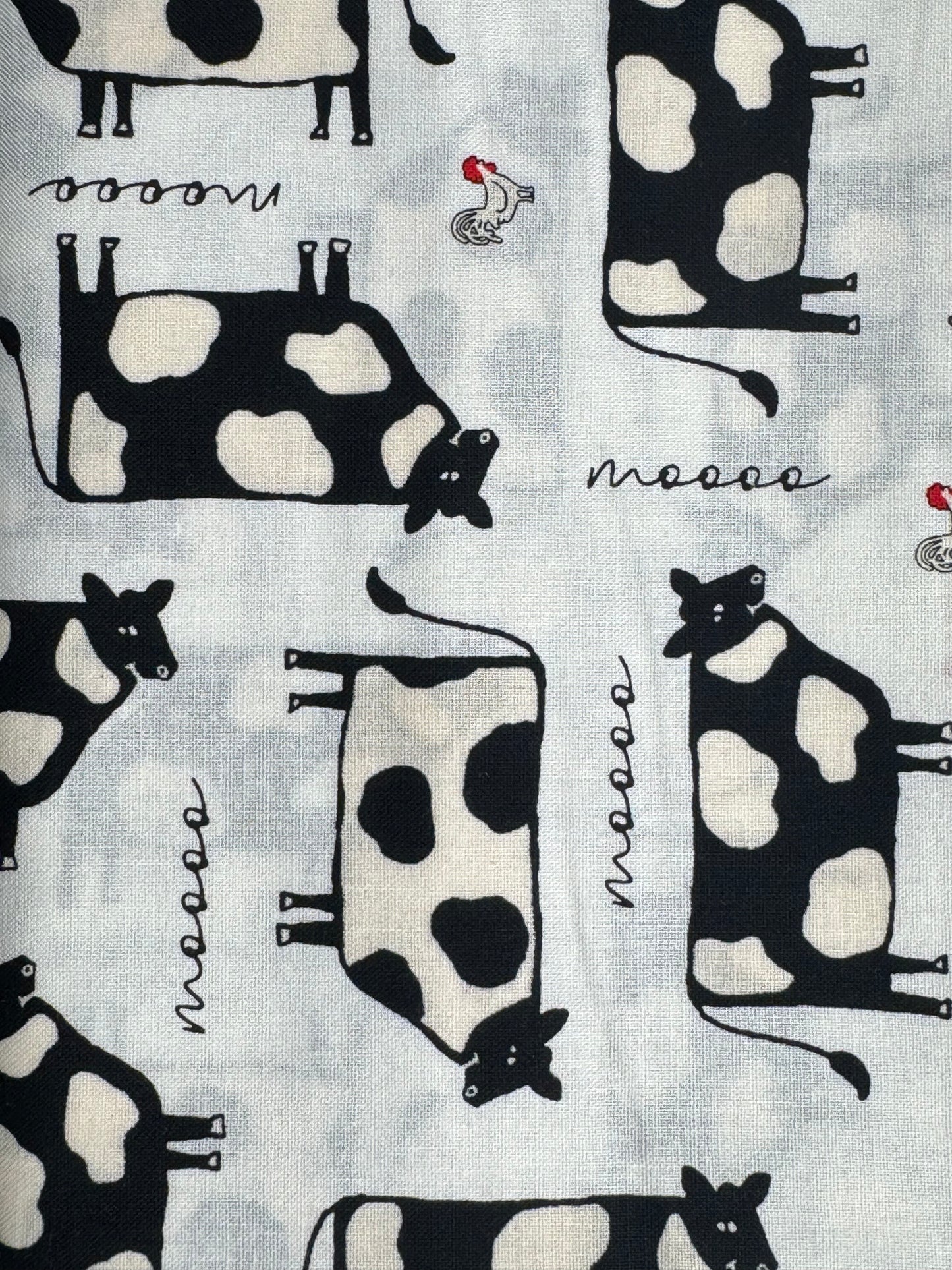 Cow ~ Handmade Wristlet Keychain ~ Cotton Wristlet Strap for Keys – Lightweight & Functional