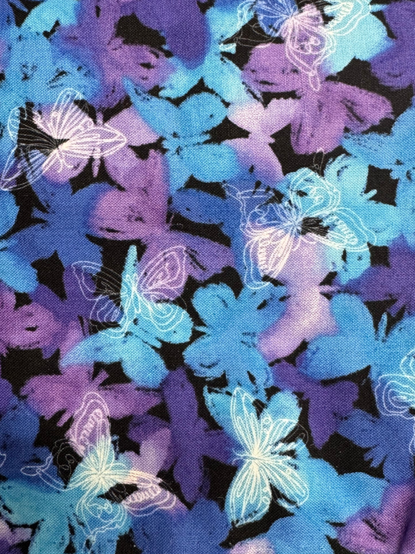 Butterfly ~ Handmade Wristlet Keychain ~ Cotton Wristlet Strap for Keys – Lightweight & Functional