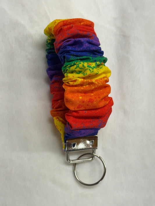 Pride ~ Handmade Wristlet Keychain ~ Cotton Wristlet Strap for Keys – Lightweight & Functional