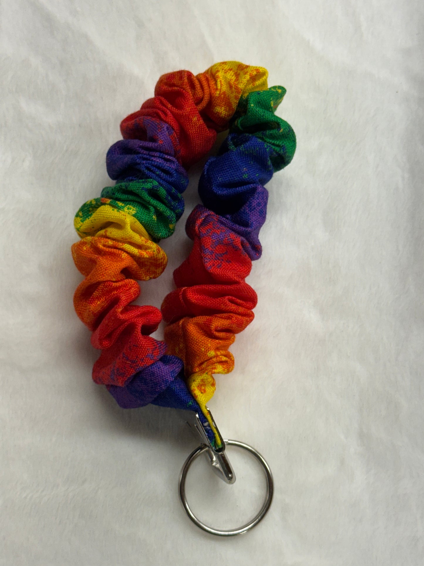 Pride ~ Handmade Wristlet Keychain ~ Cotton Wristlet Strap for Keys – Lightweight & Functional