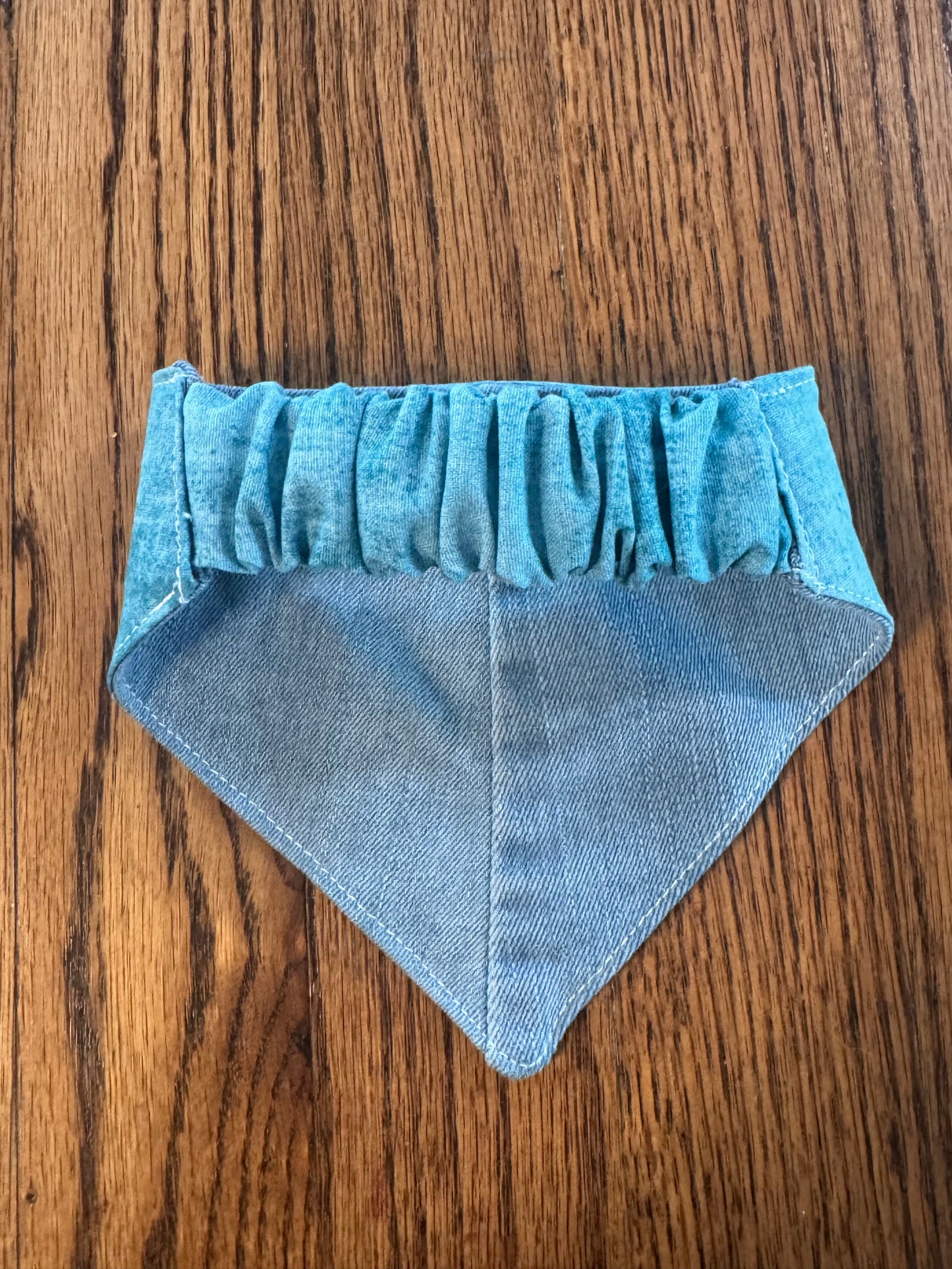 Personalized Embroidered Dog Bandana | Custom Pet Name Bandana | Handmade Cotton Dog Scarf