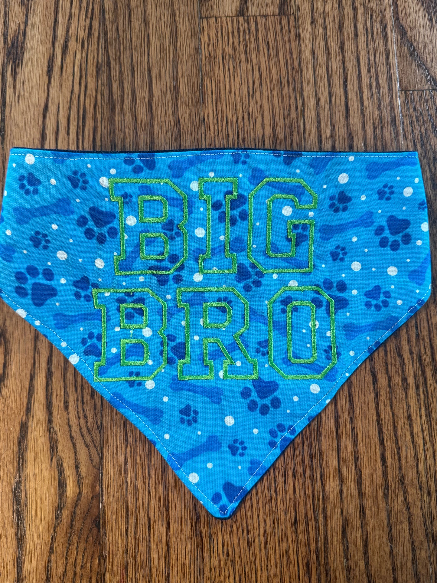 Big Bro & Big Sis Embroidered Dog Bandana | Pregnancy Announcement Pet Bandana | Baby Announcement