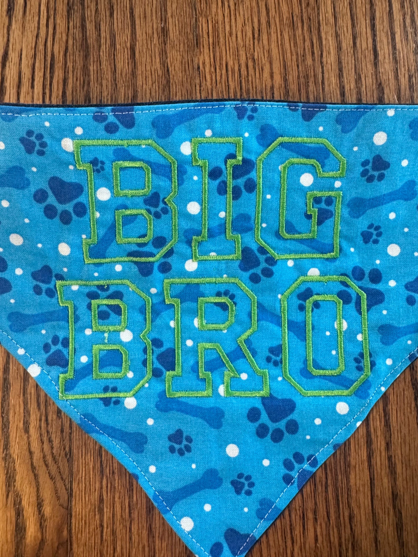 Big Bro & Big Sis Embroidered Dog Bandana | Pregnancy Announcement Pet Bandana | Baby Announcement