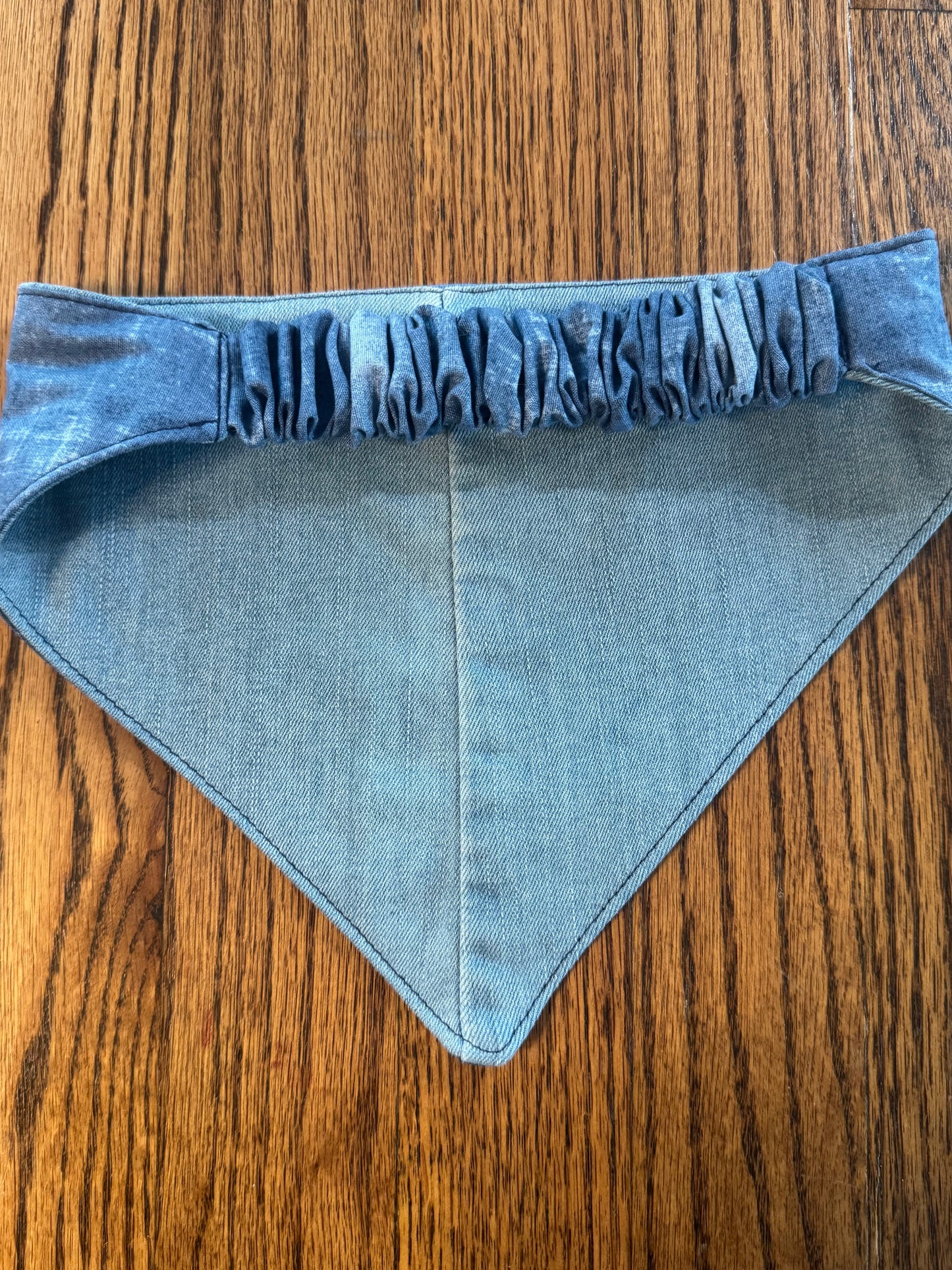 Personalized Embroidered Dog Bandana | Custom Pet Name Bandana | Handmade Cotton Dog Scarf
