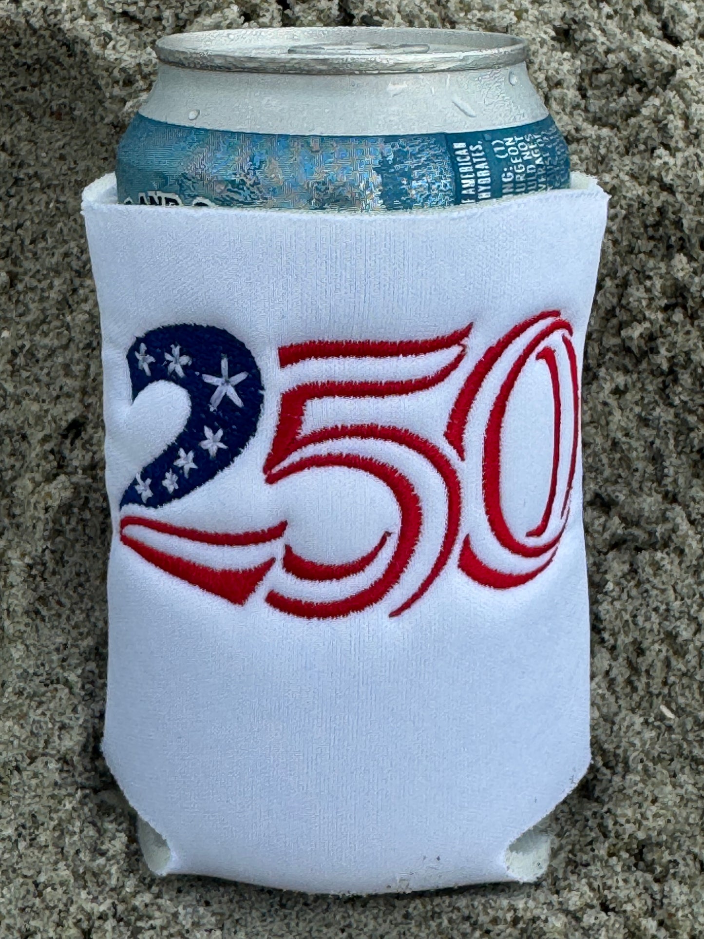 Embroidered 4th of July Can Koozies | Patriotic Drink Holders | 'Merica & 250 Designs