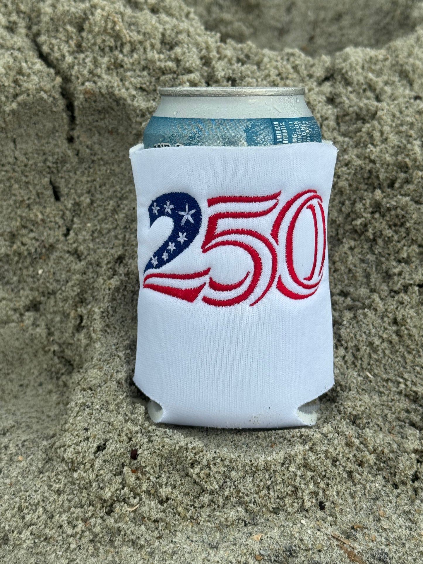 Embroidered 4th of July Can Koozies | Patriotic Drink Holders | 'Merica & 250 Designs
