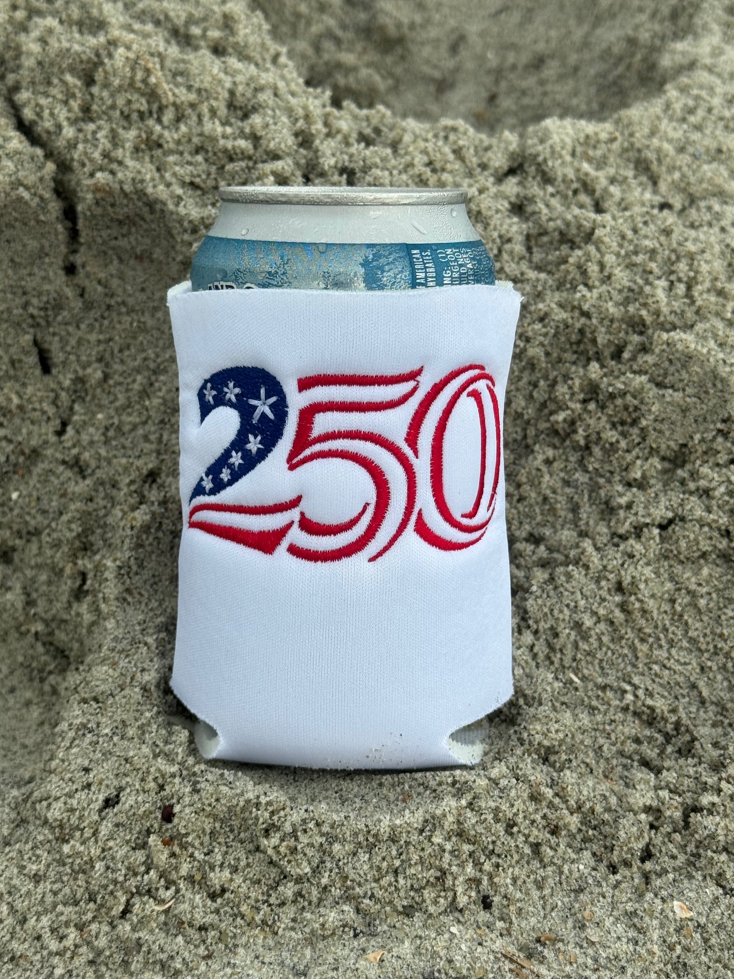 Embroidered 4th of July Can Koozies | Patriotic Drink Holders | 'Merica & 250 Designs