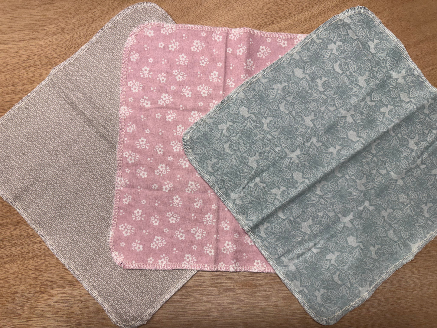 Owls | Reusable Non-Paper Towels Set of 5 | 100% Cotton Flannel | Eco-Friendly Cleaning Cloths | 10" x 10"