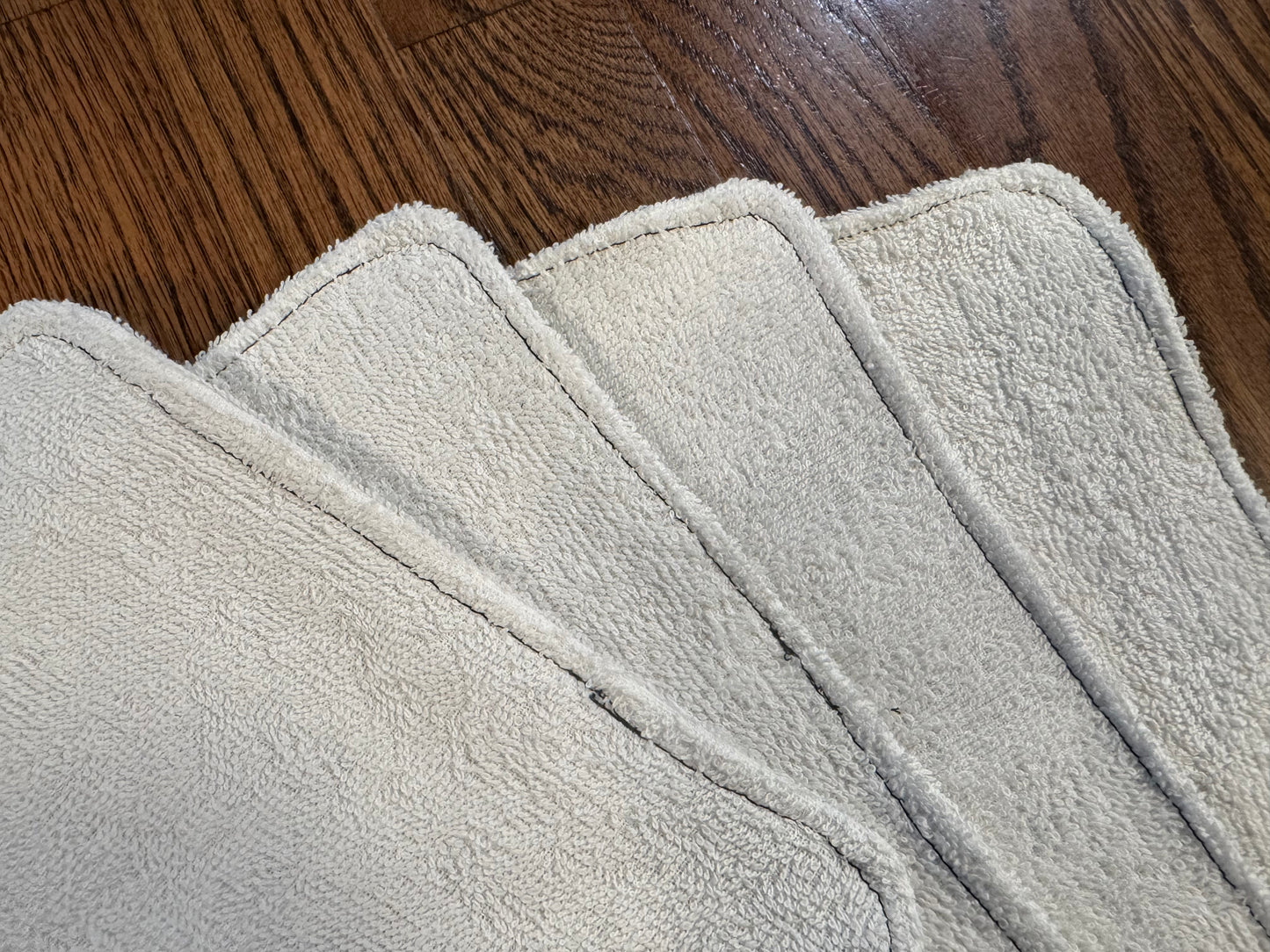Camping ~ Decorative Dishrags | 100% Cotton & Terry Cloth | Reusable Kitchen Cleaning Cloths | Set of 4 | 10" x 10"