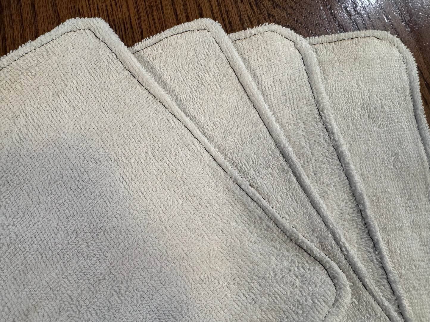 Tiger Print ~ Decorative Dishrags | 100% Cotton & Terry Cloth | Reusable Kitchen Cleaning Cloths | Set of 4 | 10" x 10"