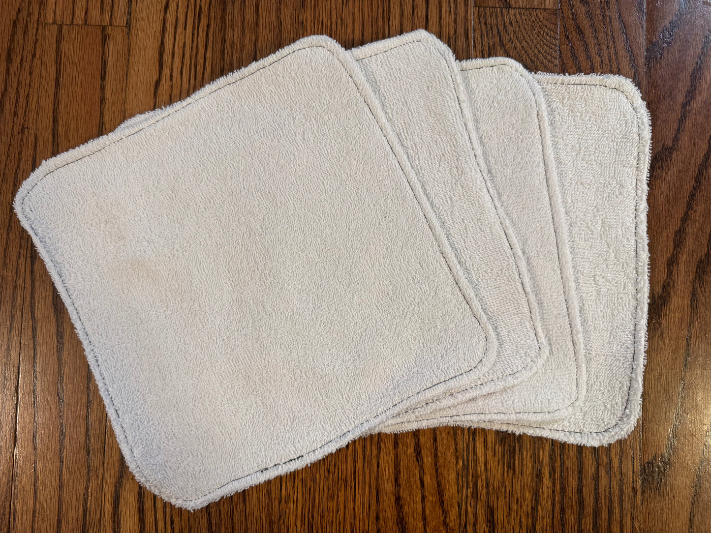 Rooster ~ Decorative Dishrags | 100% Cotton & Terry Cloth | Reusable Kitchen Cleaning Cloths | Set of 4 | 10" x 10"