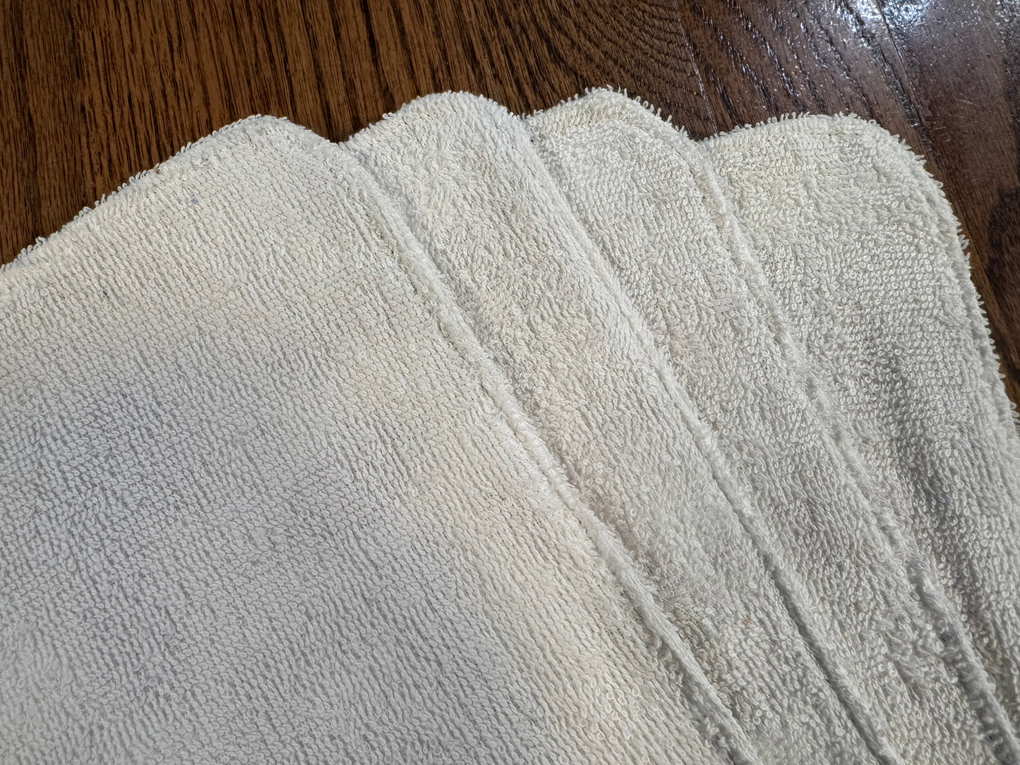 Retro Kitchen ~ Decorative Dishrags | 100% Cotton & Terry Cloth | Reusable Kitchen Cleaning Cloths | Set of 4 | 10" x 10"