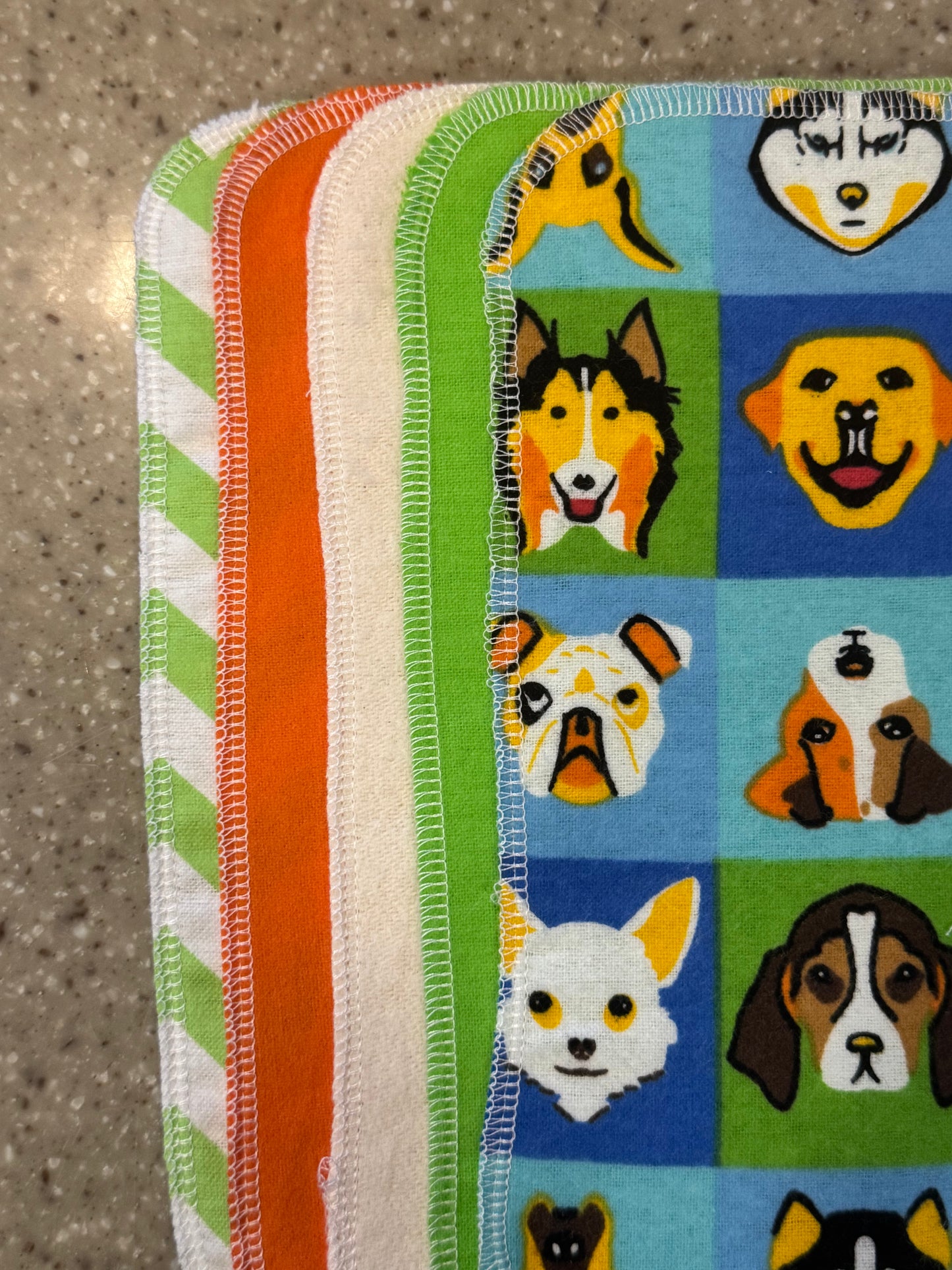 Chevron ~ Reusable Mop Pads | 100% Cotton Flannel | Washable & Eco-Friendly | Set of 5 | Fits Swiffer-Style Mops
