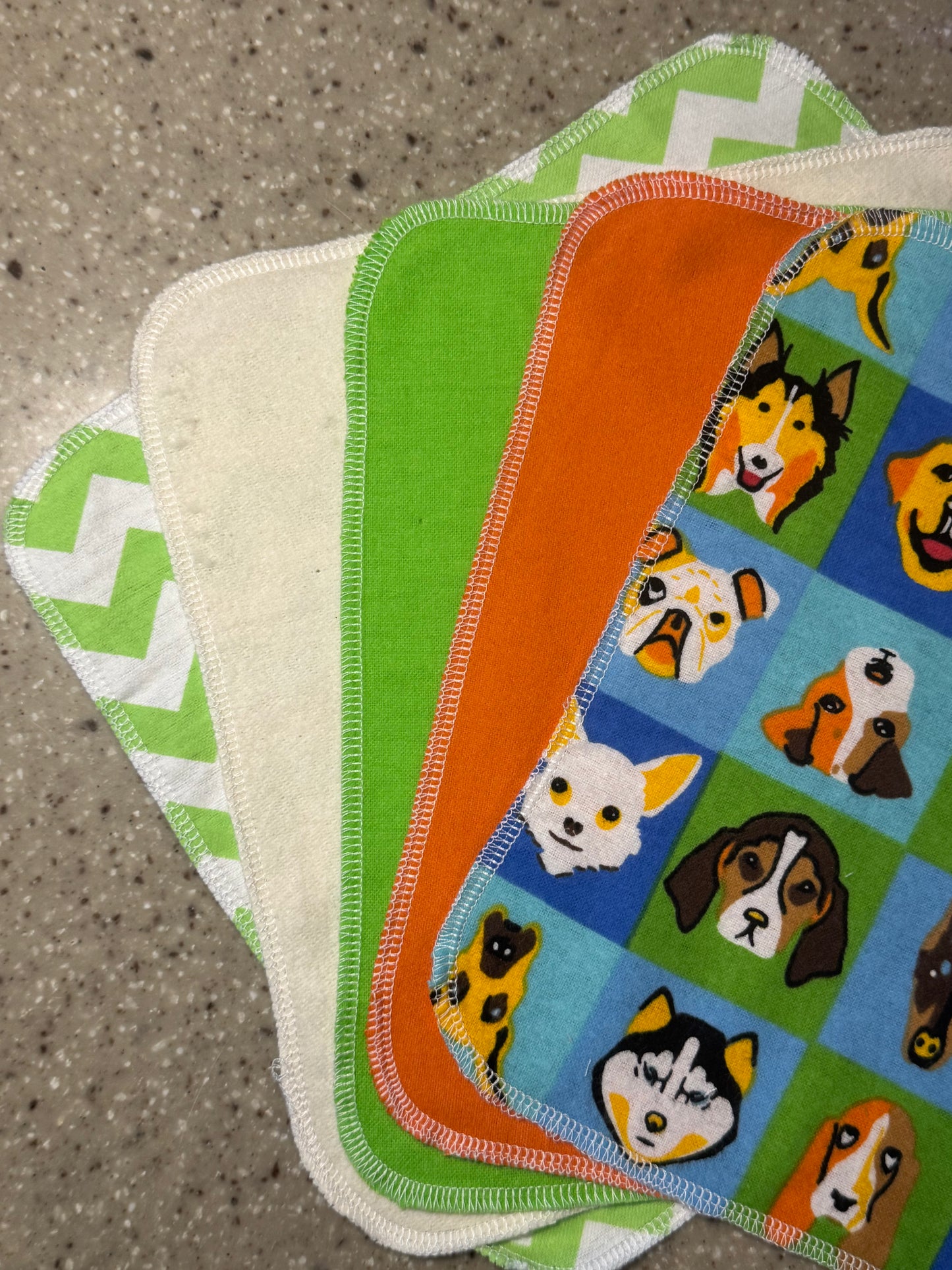 Chevron ~ Reusable Mop Pads | 100% Cotton Flannel | Washable & Eco-Friendly | Set of 5 | Fits Swiffer-Style Mops