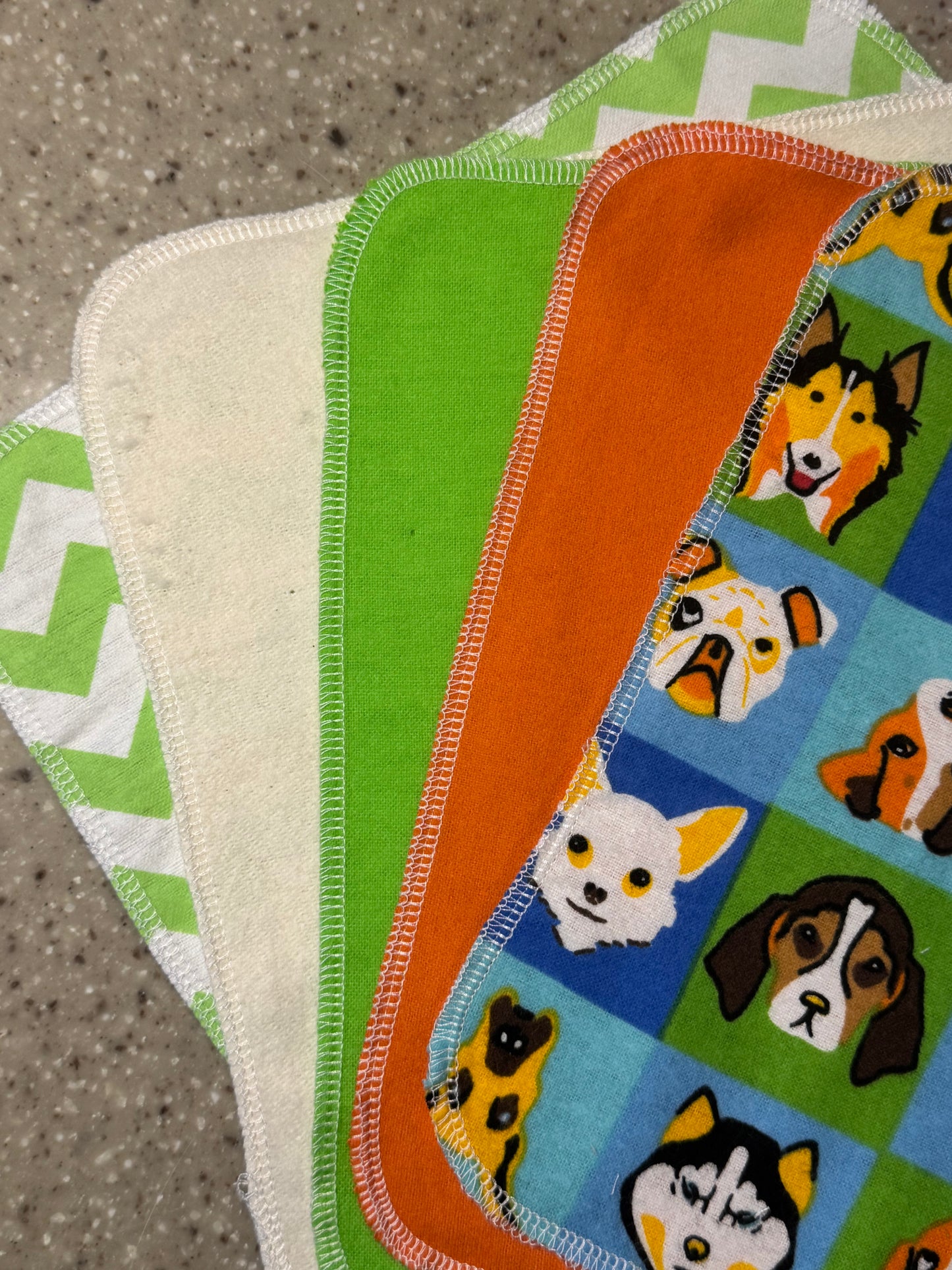 Chevron ~ Reusable Mop Pads | 100% Cotton Flannel | Washable & Eco-Friendly | Set of 5 | Fits Swiffer-Style Mops