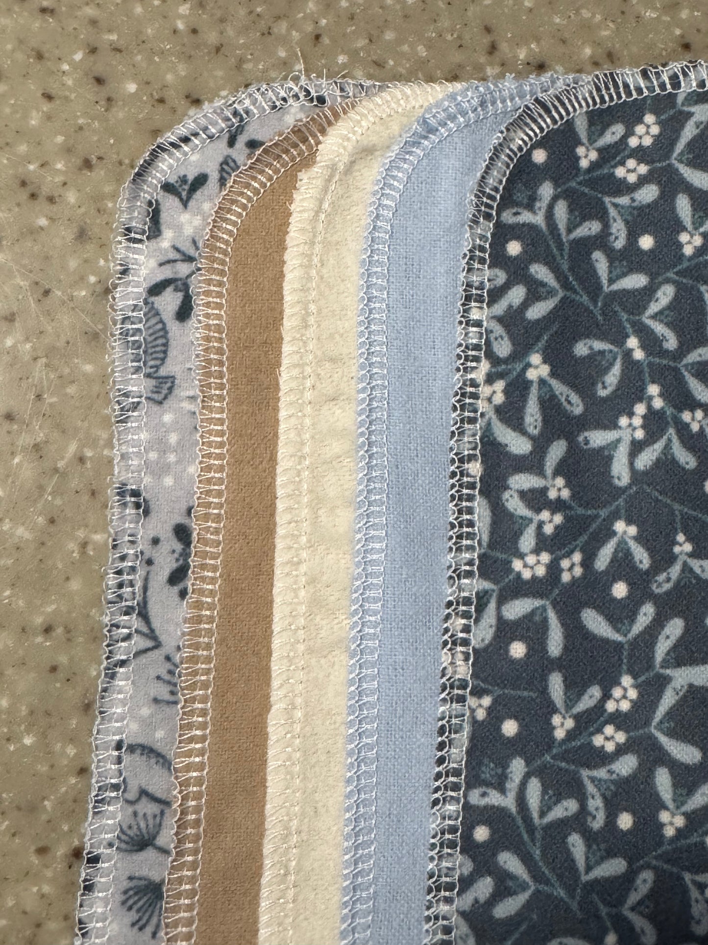 Forest Dwellers ~ Reusable Mop Pads | 100% Cotton Flannel | Washable & Eco-Friendly | Set of 5 | Fits Swiffer-Style Mops