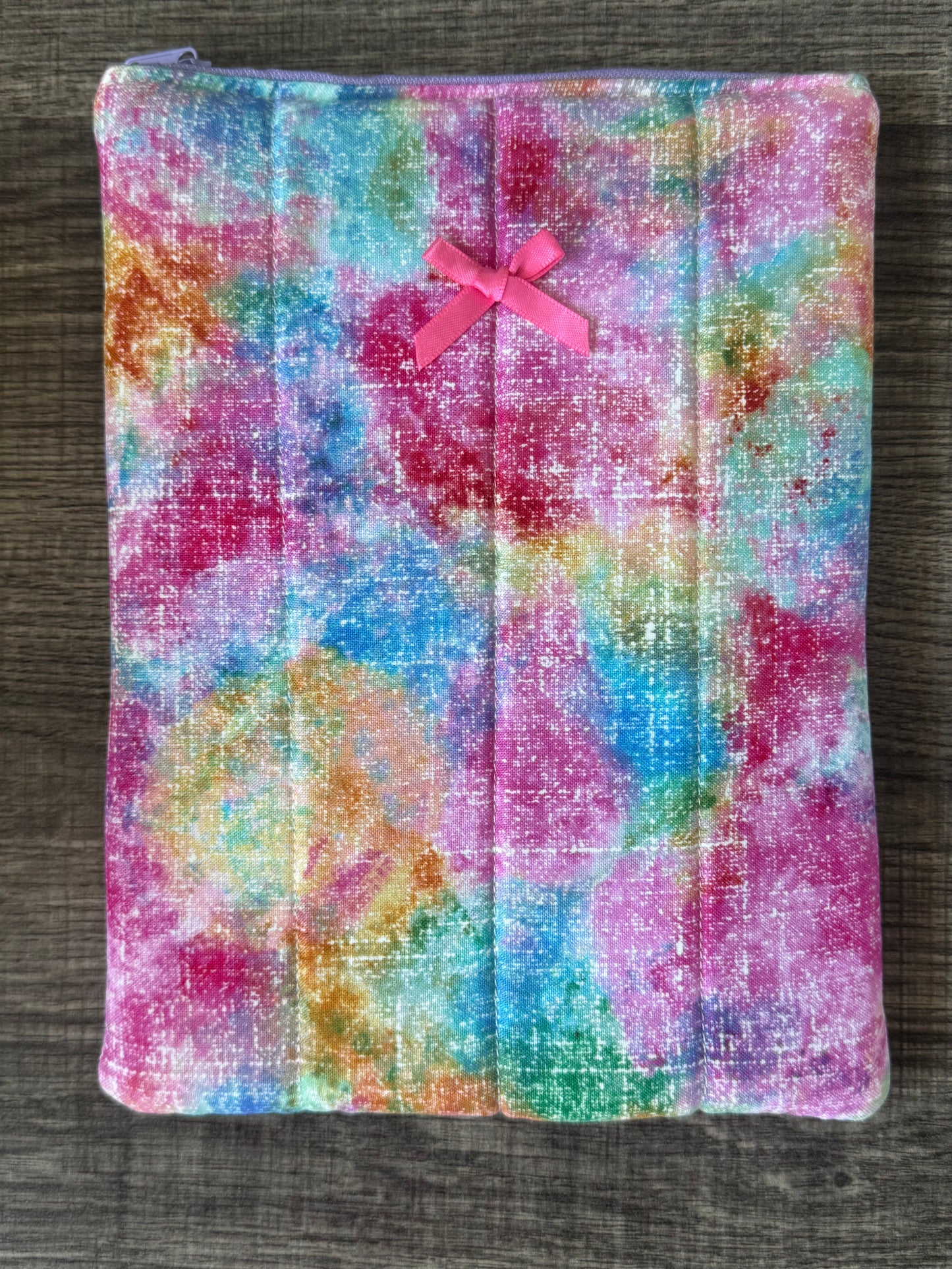 Watercolor Abstract E-Reader Case | E-Reader Cover | E-Reader Pouch | Handmade Kindle Sleeve | Padded E-Reader Case | 8x10 Cotton Kindle Pouch | Paperwhite Sleeve | Book Lover Gift | Tablet Sleeve | Zippered E-Reader Cover