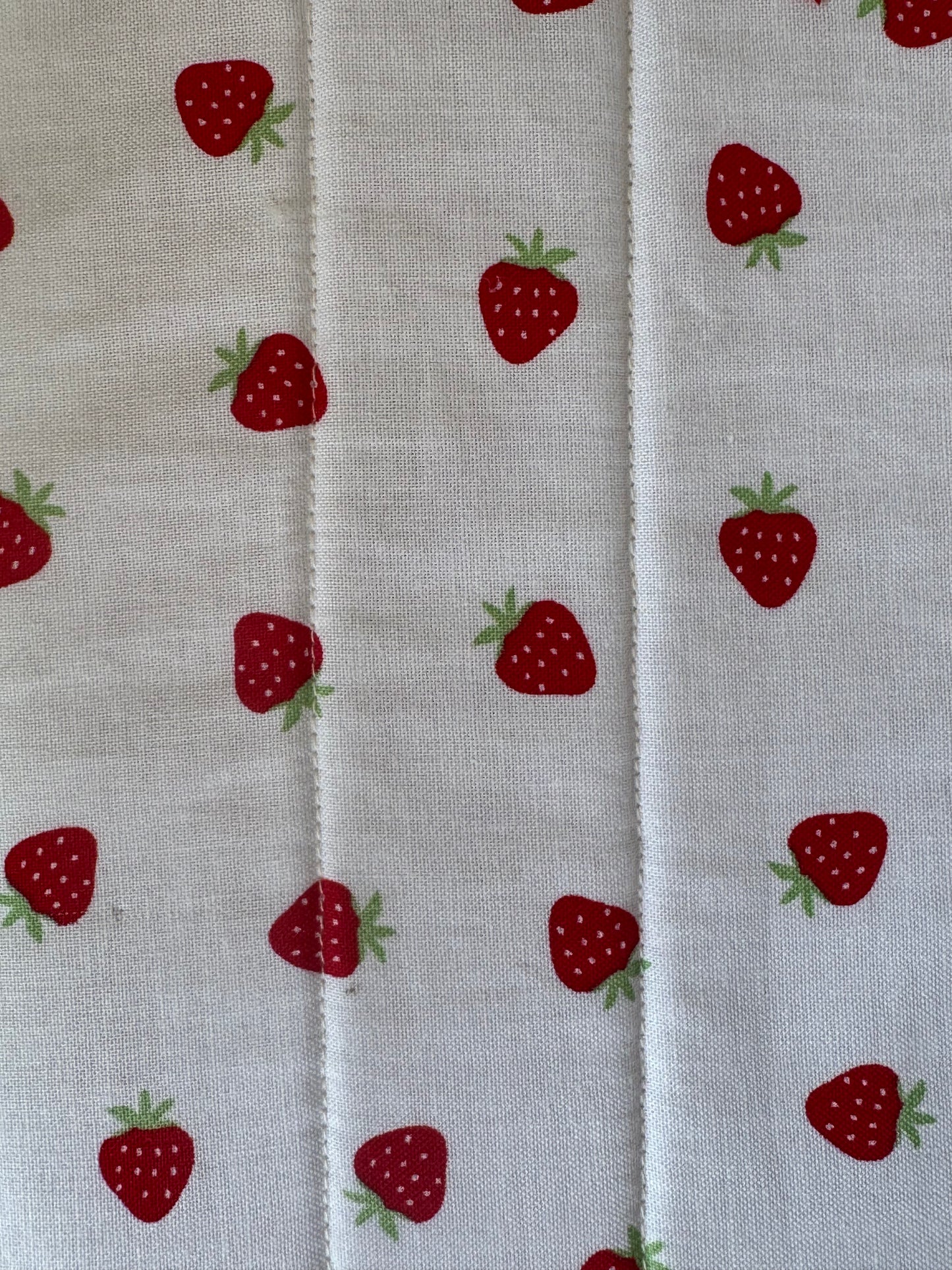 Strawberries E-Reader Case | E-Reader Cover | E-Reader Pouch | Handmade Kindle Sleeve | Padded E-Reader Case | 8x10 Cotton Kindle Pouch | Paperwhite Sleeve | Book Lover Gift | Tablet Sleeve | Zippered E-Reader Cover
