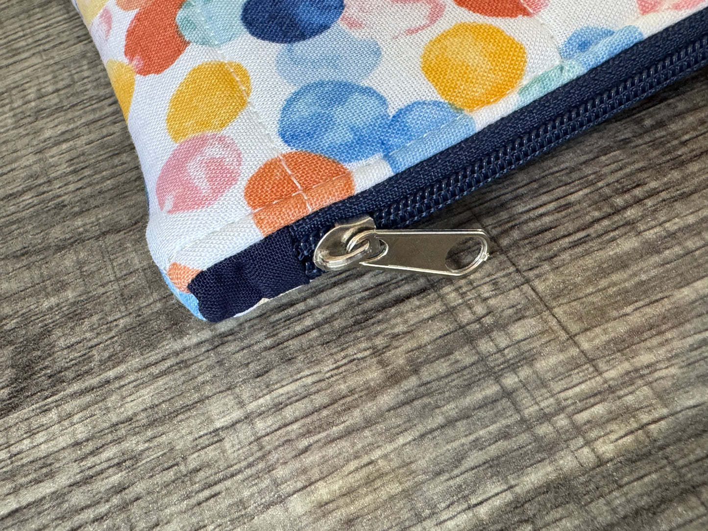 Polka Dot E-Reader Case | E-Reader Cover | E-Reader Pouch | Handmade Kindle Sleeve | Padded E-Reader Case | 8x10 Cotton Kindle Pouch | Paperwhite Sleeve | Book Lover Gift | Tablet Sleeve | Zippered E-Reader Cover