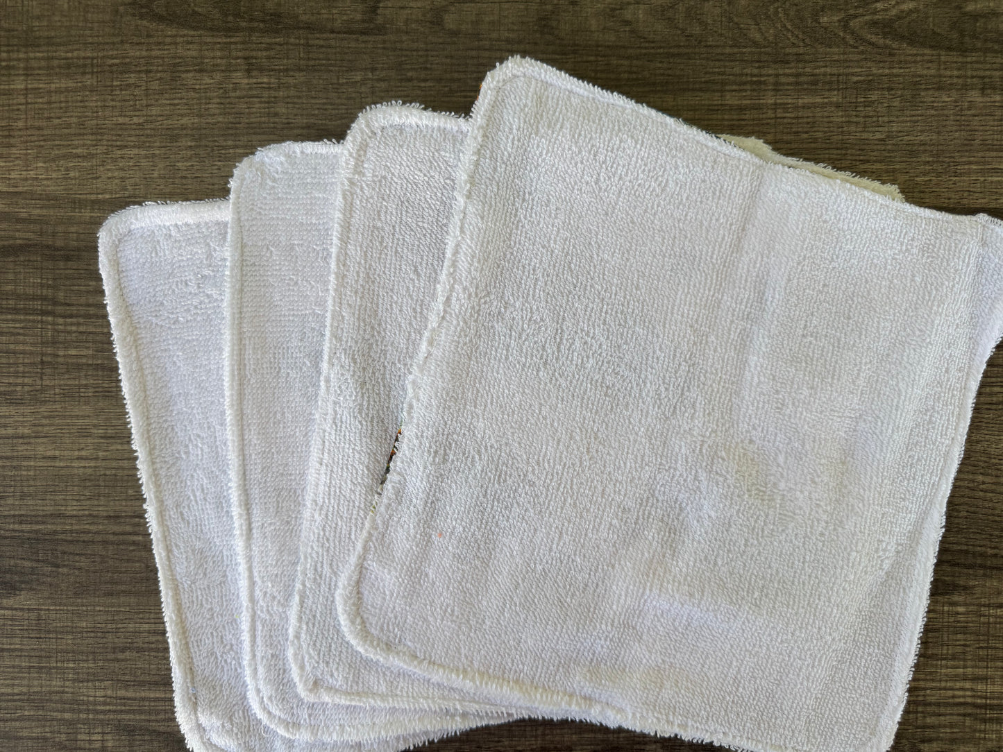 Fall Theme ~ Decorative Dishrags | 100% Cotton & Terry Cloth | Reusable Kitchen Cleaning Cloths | Set of 4 | 10" x 10"