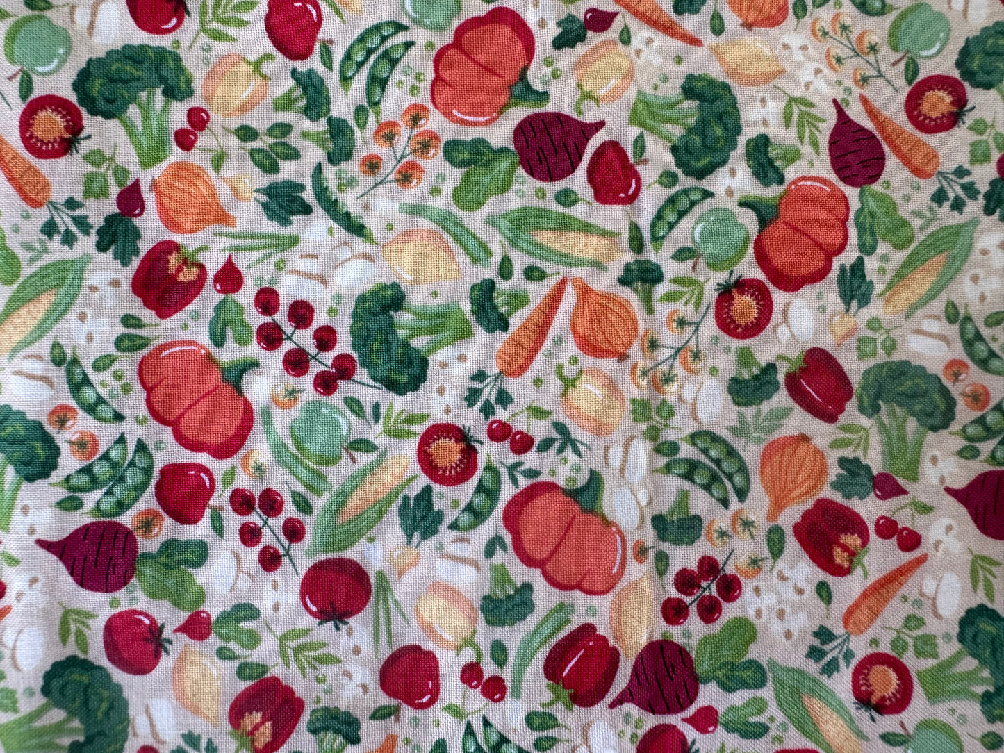 Vegetables ~ Decorative Dishrags | 100% Cotton & Terry Cloth | Reusable Kitchen Cleaning Cloths | Set of 4 | 10" x 10"