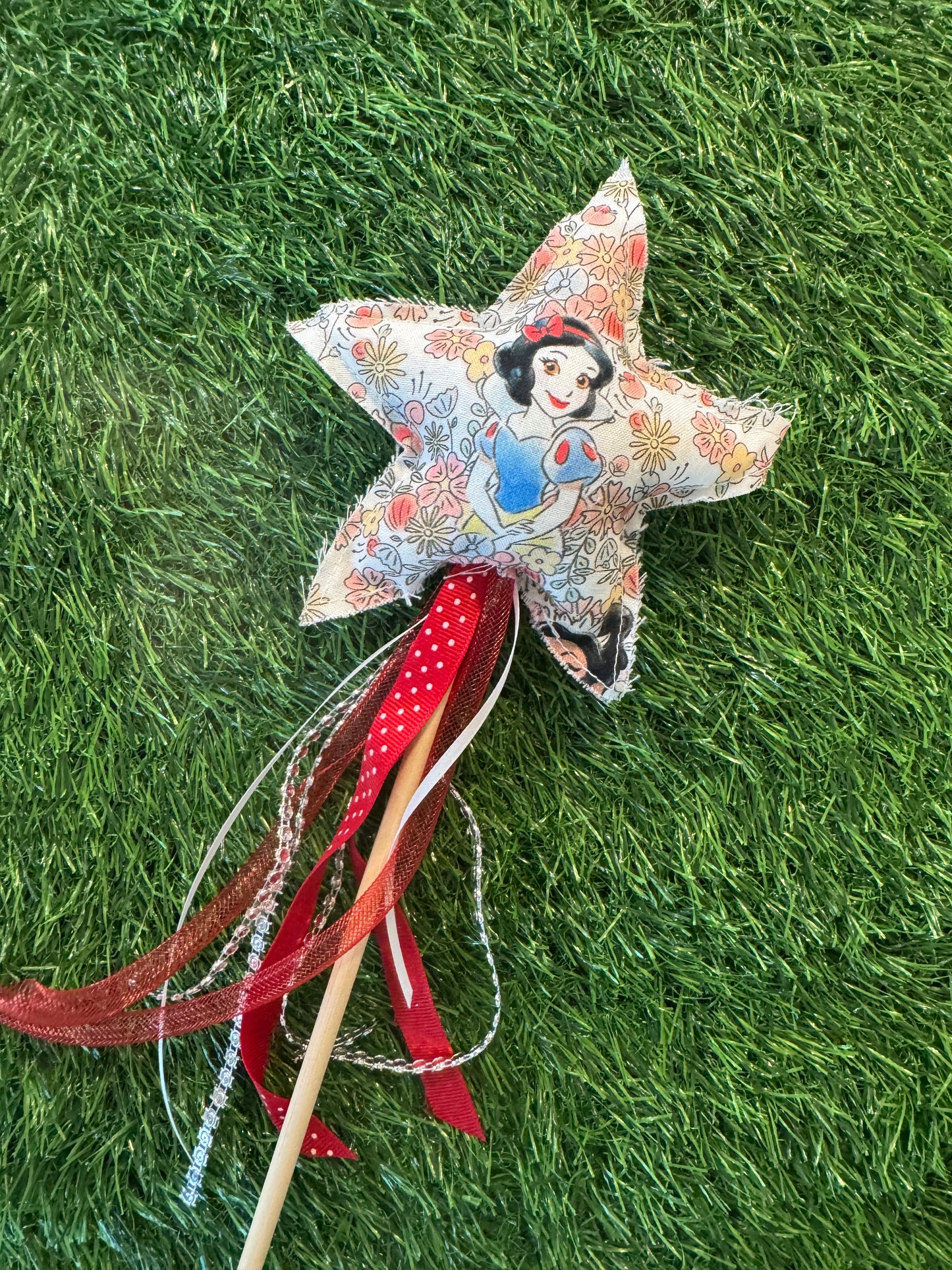 Princess Mermaid - Magical Pretend Play Wand – Handmade Cotton Magic Wand for Kids – Imagination Play Toy