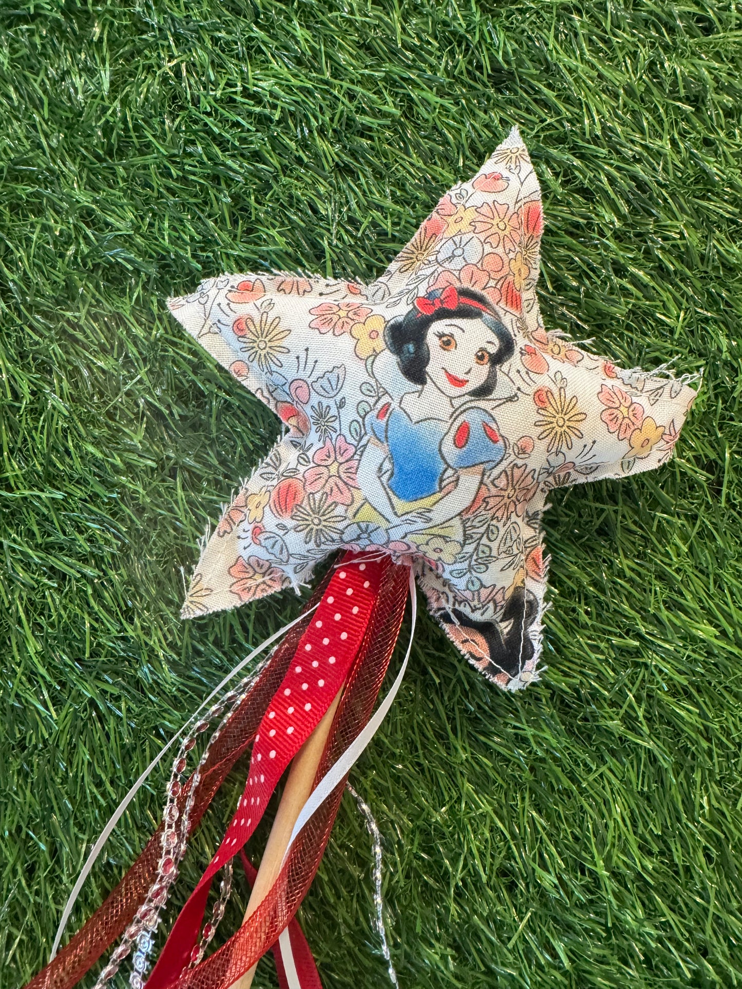Princess Mermaid - Magical Pretend Play Wand – Handmade Cotton Magic Wand for Kids – Imagination Play Toy