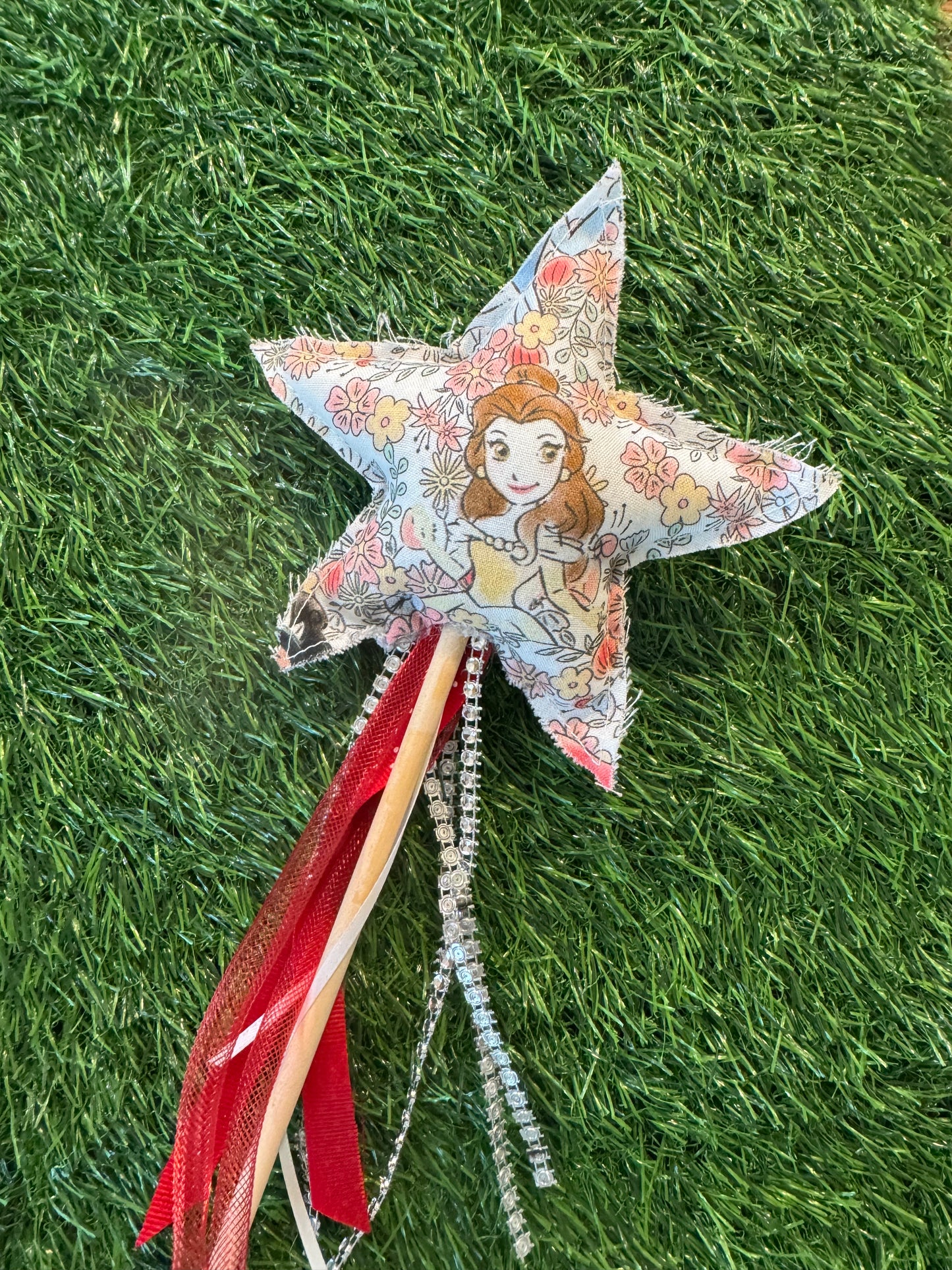 Princess - Magical Pretend Play Wand – Handmade Cotton Magic Wand for Kids – Imagination Play Toy