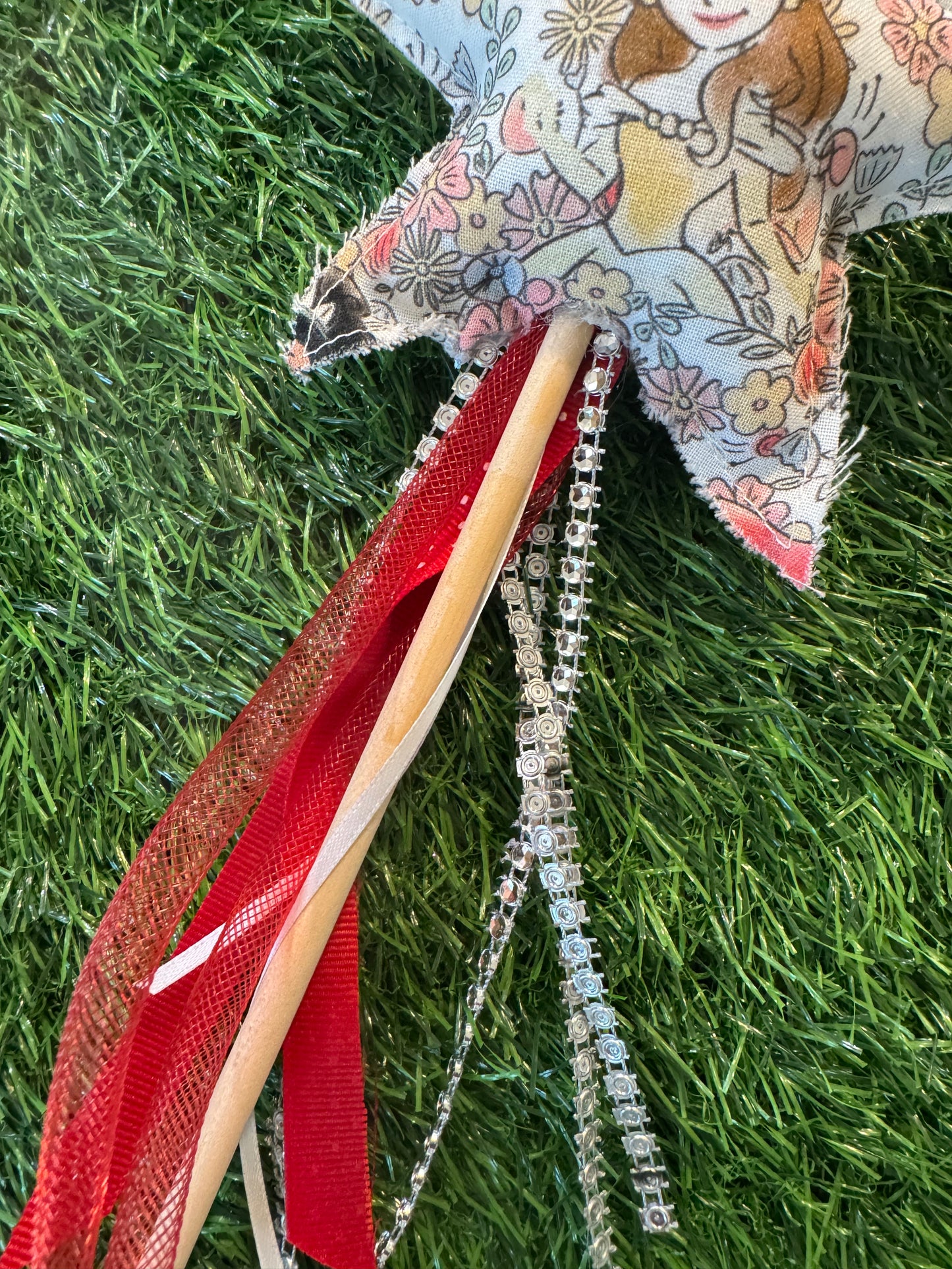 Princess - Magical Pretend Play Wand – Handmade Cotton Magic Wand for Kids – Imagination Play Toy
