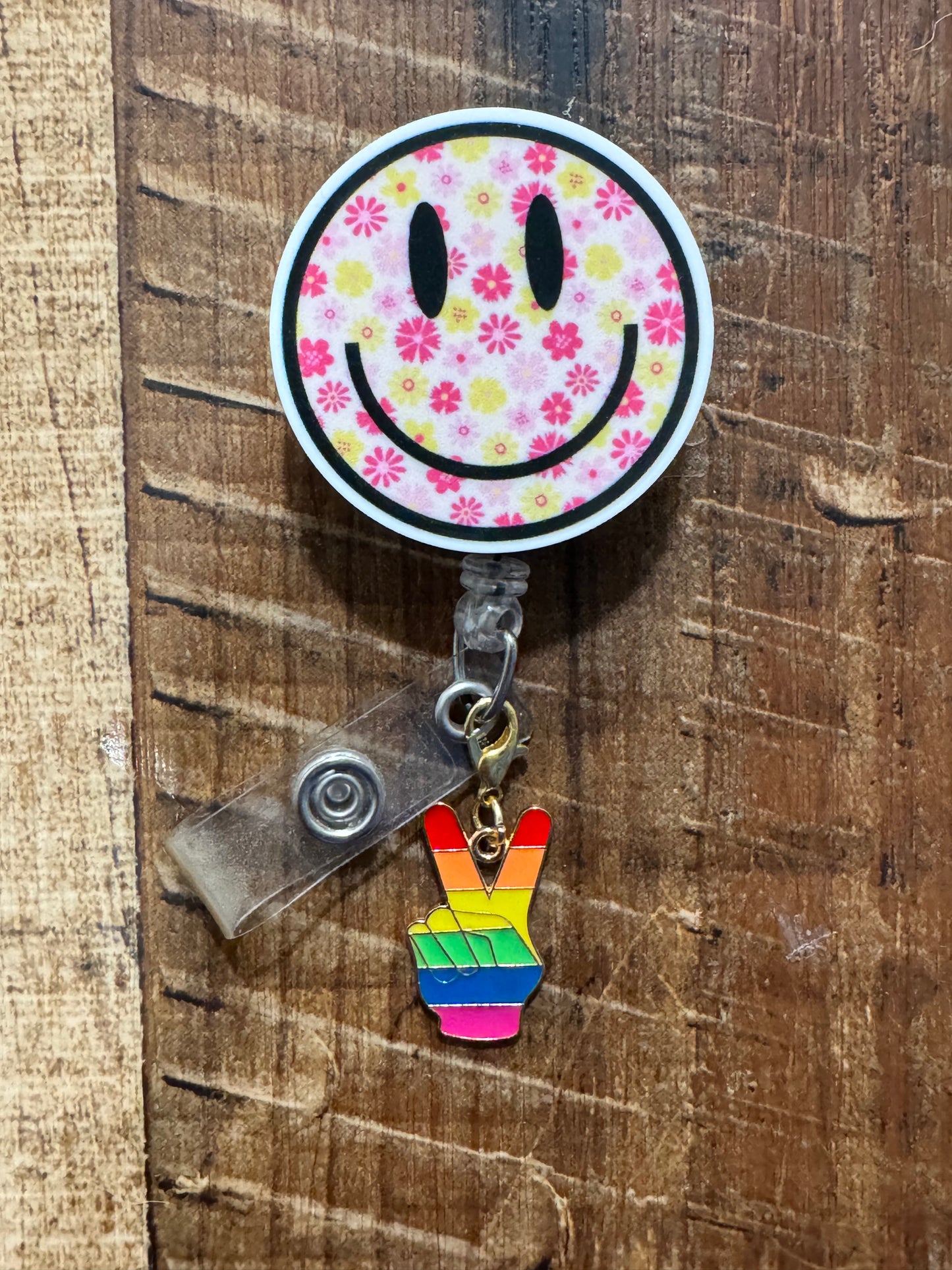 "Safe Space" Pride ID Badge Charm - Rainbow Accessory for Nurses, Teachers, & Social Workers - Inclusive Workplace Signaler - LGBTQ+ Allyship Badge Flair
