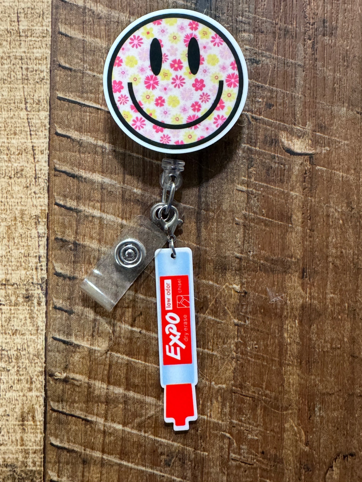 Nursing Station Dry Erase Marker Badge Charm - Healthcare Professional ID Flair - Whiteboard Gift for Nurses & Doctors - Medical Staff Stationery Accessory