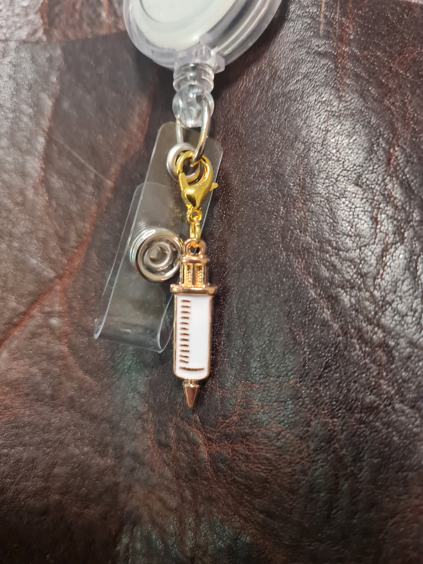 Nurse Themed ~ ID Badge Reel Charm ~Badge Buddy ~ Badge Accessories ~ Badge Charm ~ Nurse Charm ~ National Nurse's Week ~ Nurse's Week