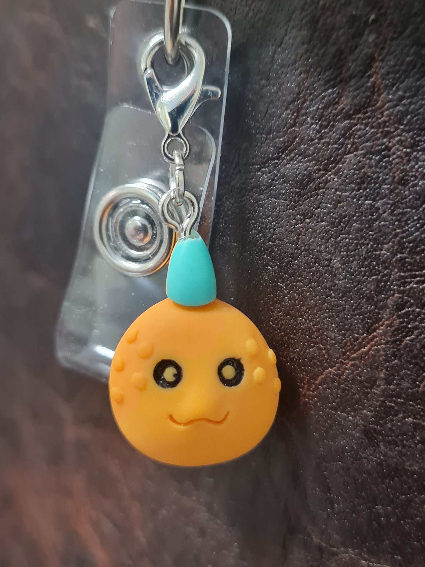 Halloween ~ ID Badge Reel Charm ~ Custom Made Charms ~ Badge Buddy ~ Badge Accessories