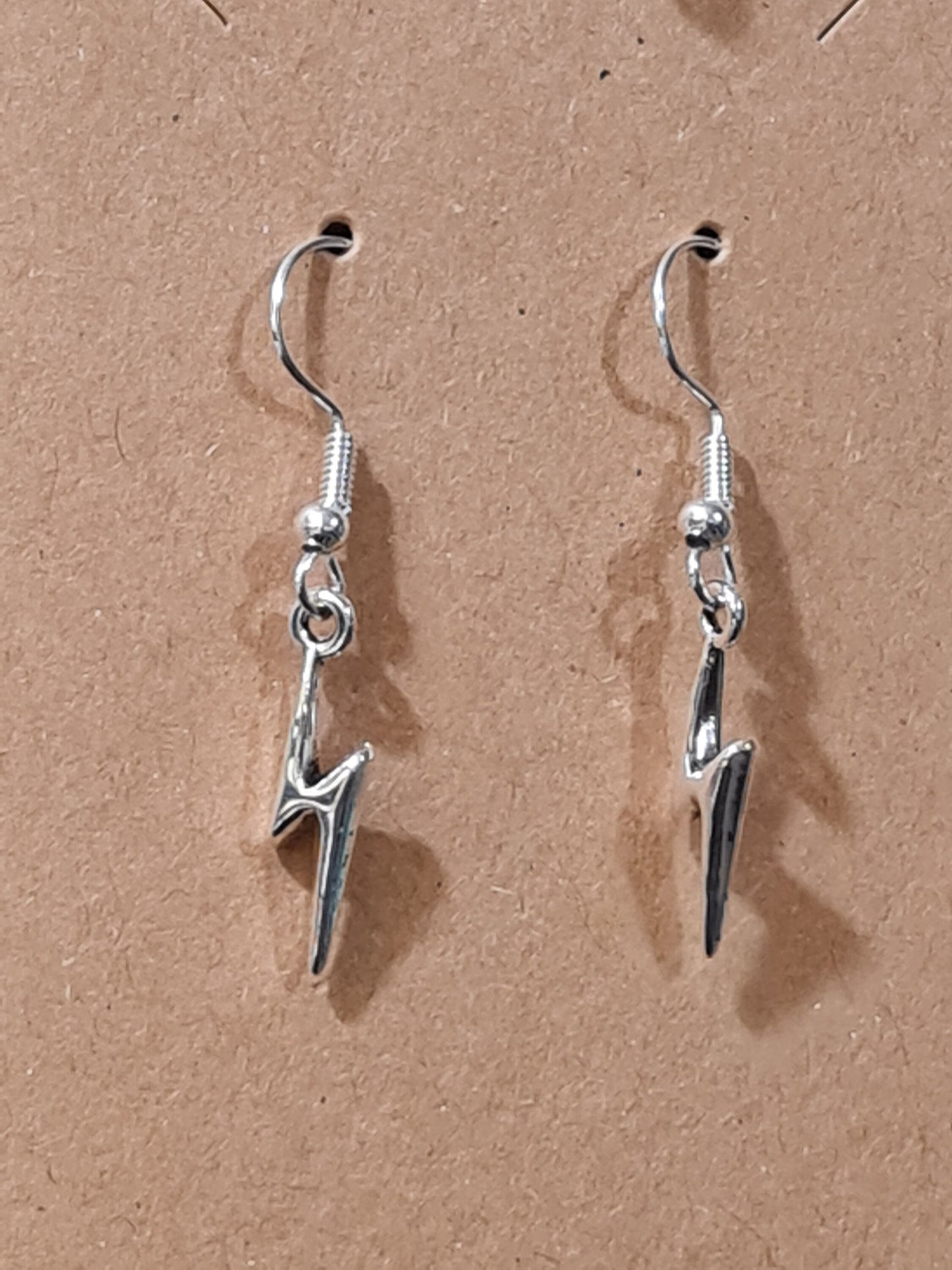 Lightning Earrings ~ Stainless Fish Hook Posts ~