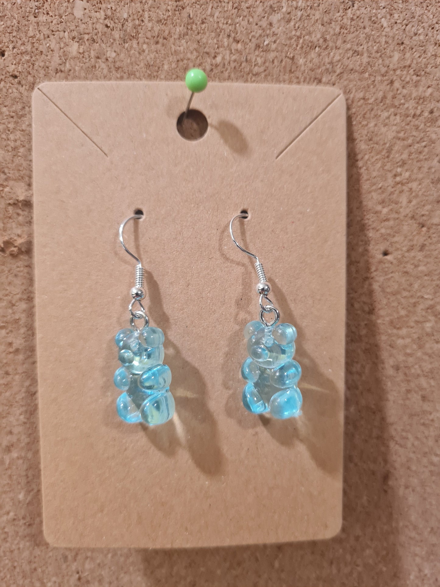Gummy Bear Earrings ~ Stainless Fish Hook Posts