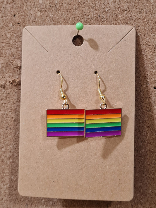 Pride Earrings ~ Stainless Fish Hook Posts ~