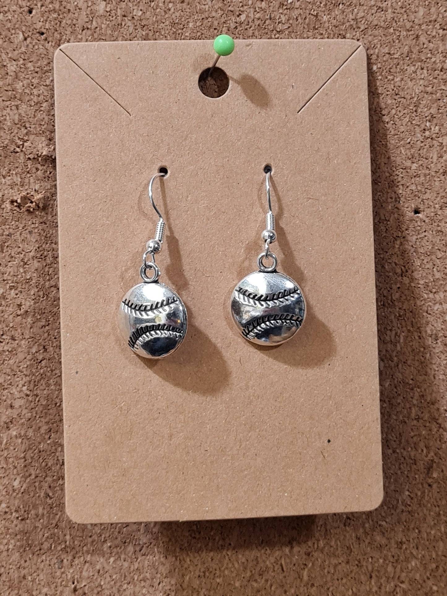 Baseball Earrings ~ Stainless Fish Hook Posts
