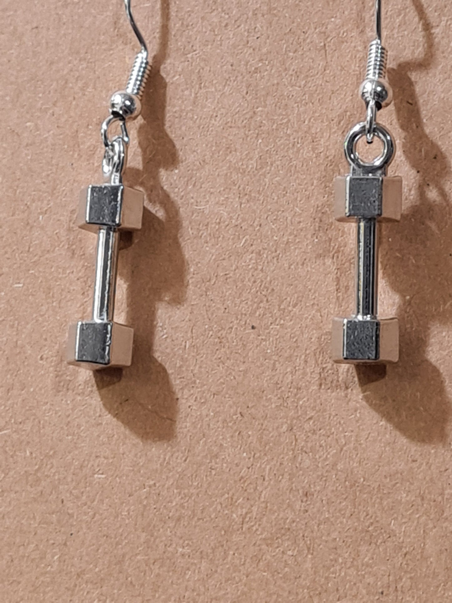 Weight Earrings ~ Stainless Fish Hook Posts ~ Workout