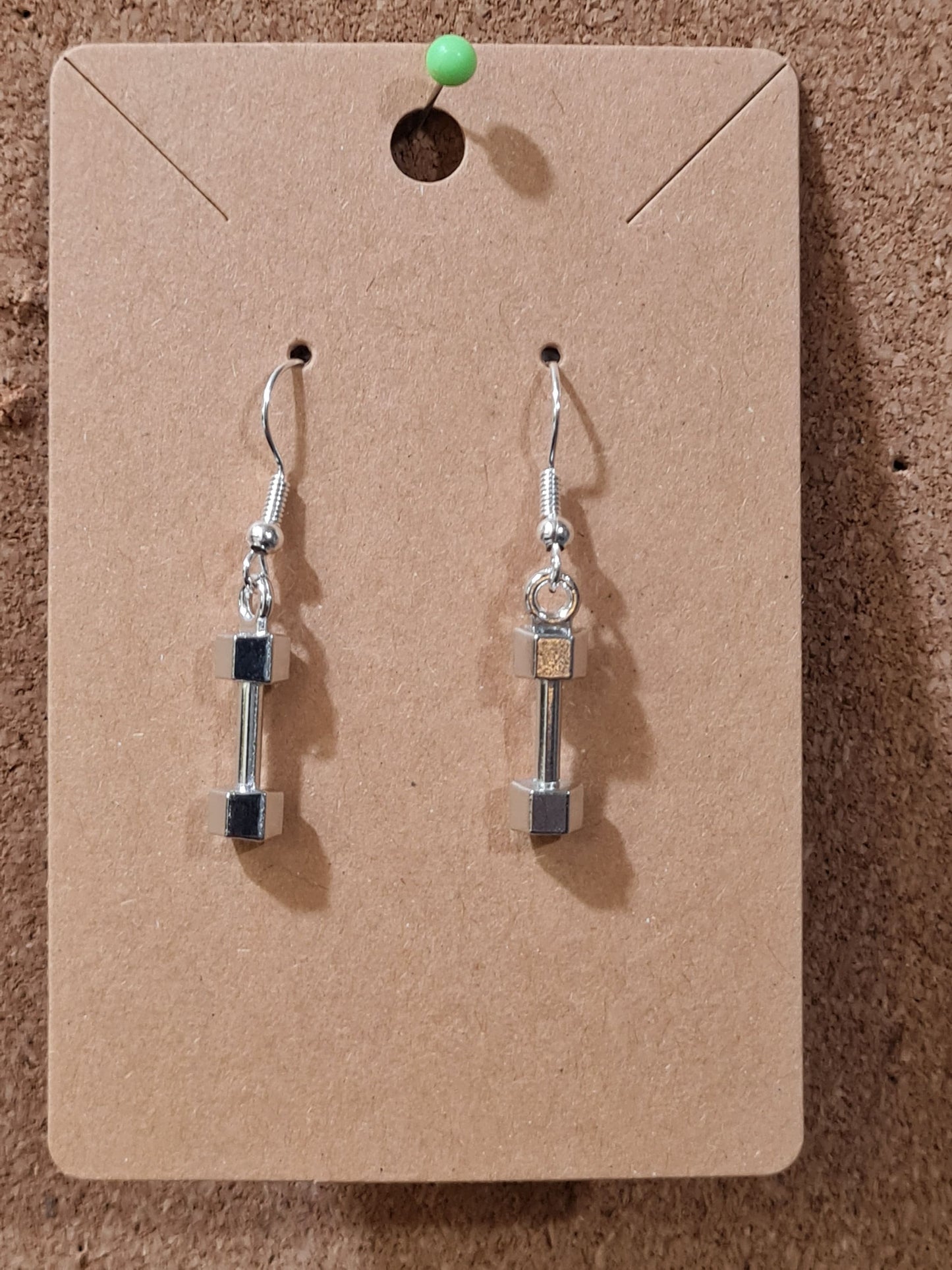 Weight Earrings ~ Stainless Fish Hook Posts ~ Workout