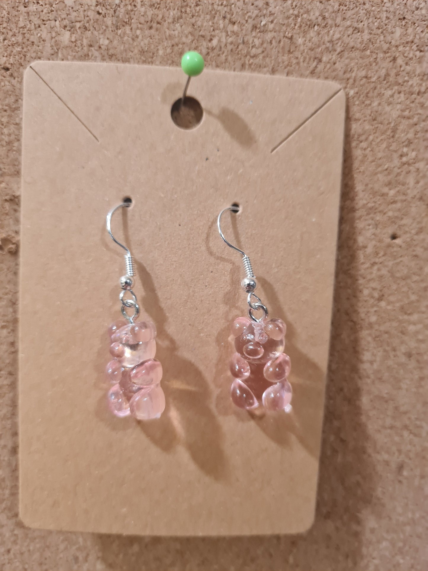 Gummy Bear Earrings ~ Stainless Fish Hook Posts