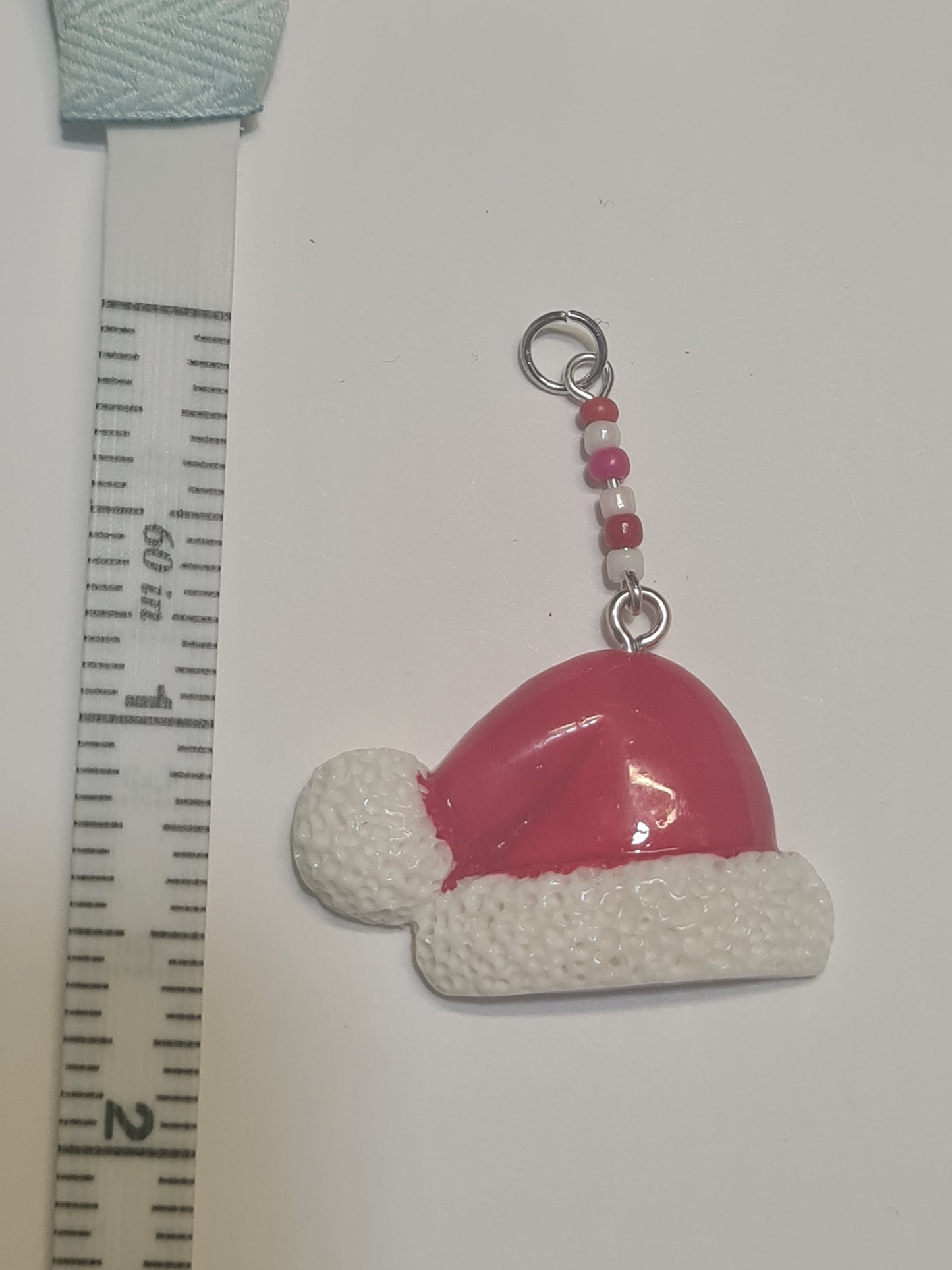 Santa's Hat Hearing Aid Charm ~ Cochlear Implant Charm ~ Custom Made