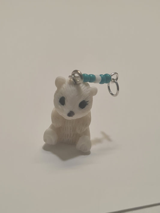 Polar Bear Hearing Aid Charm ~ Cochlear Implant Charm ~ Custom Made