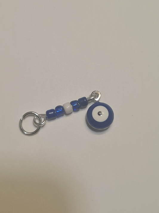Evil Eye Hearing Aid Charm ~ Cochlear Implant Charm ~ Custom Made
