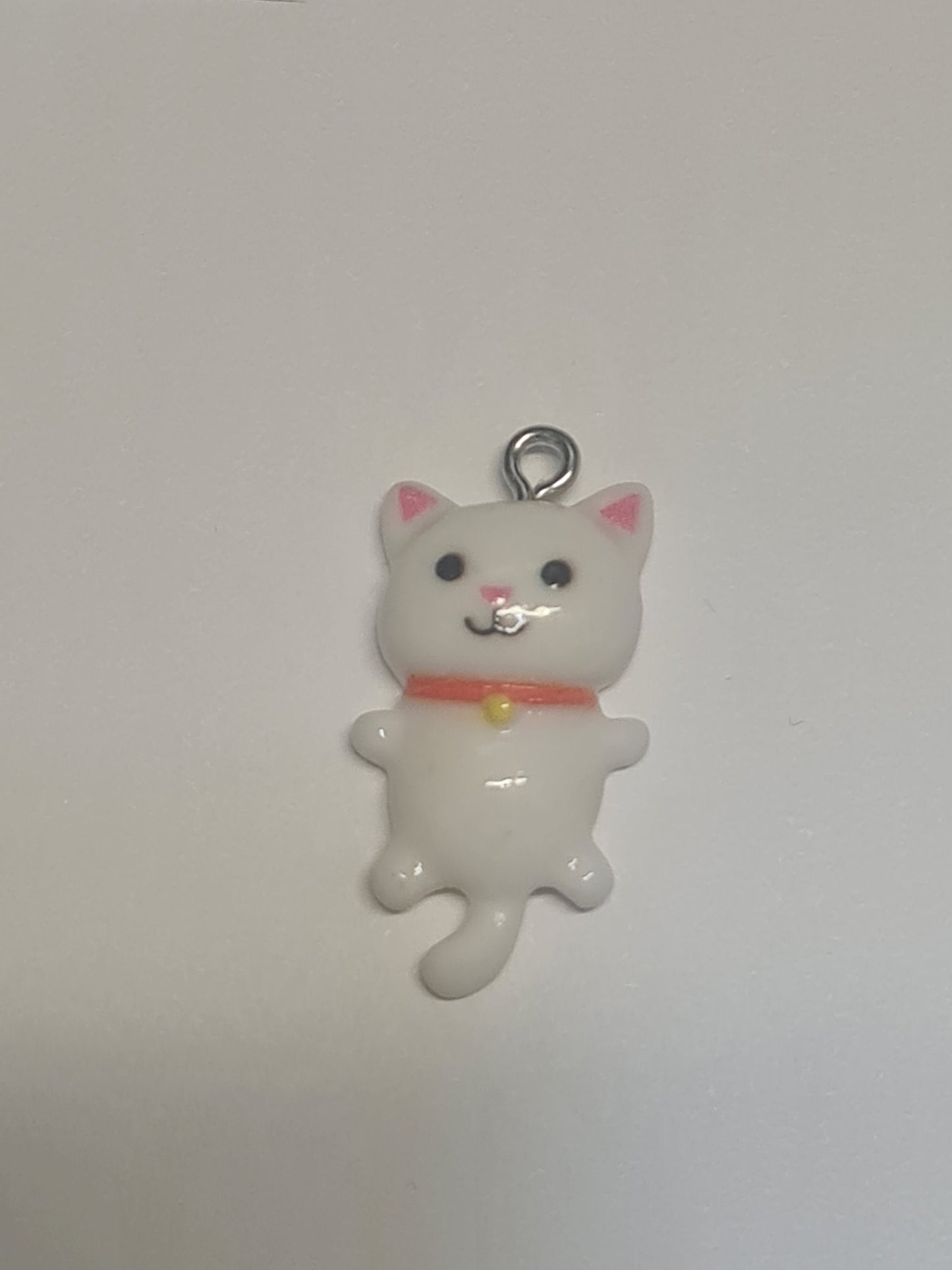 Cat~ ID Badge Reel Charm ~ Custom Made Charms ~ Kitties ~ Badge Buddy ~ Badge Accessories