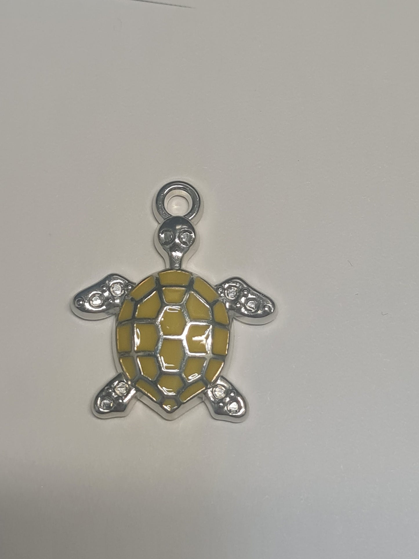 Turtle ~ ID Badge Reel Charm ~ Custom Made Charms ~ Badge Buddy ~ Badge Accessories