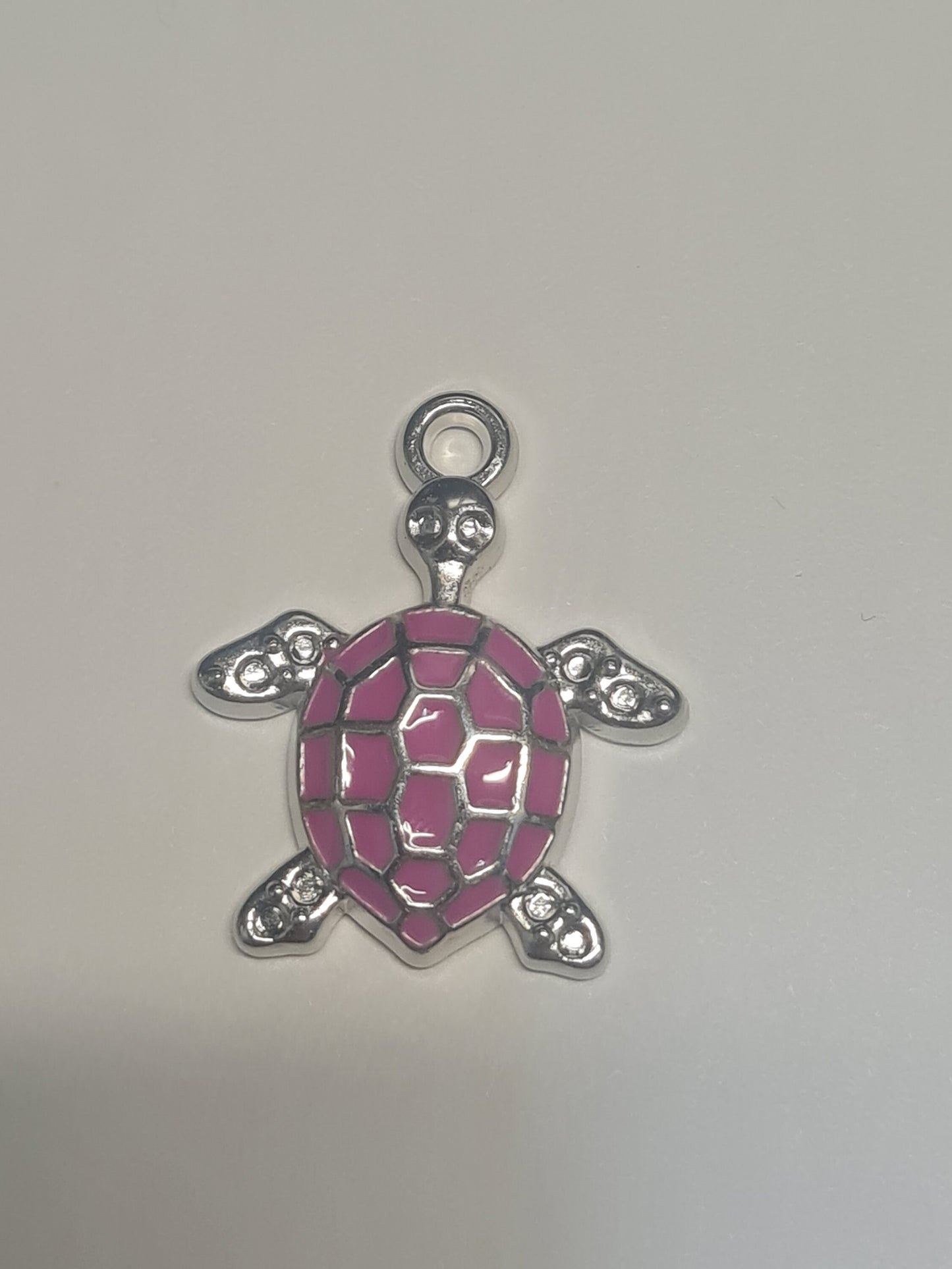 Turtle ~ ID Badge Reel Charm ~ Custom Made Charms ~ Badge Buddy ~ Badge Accessories