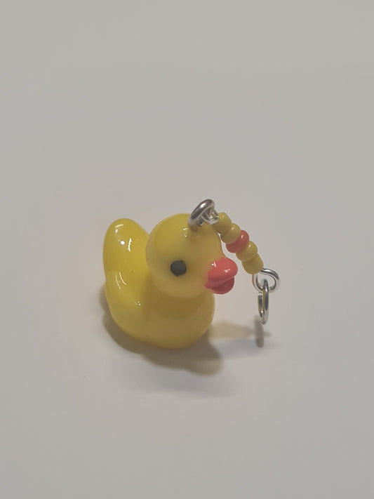 Rubber Duck Hearing Aid Charm ~ Cochlear Implant Charm ~ Custom Made