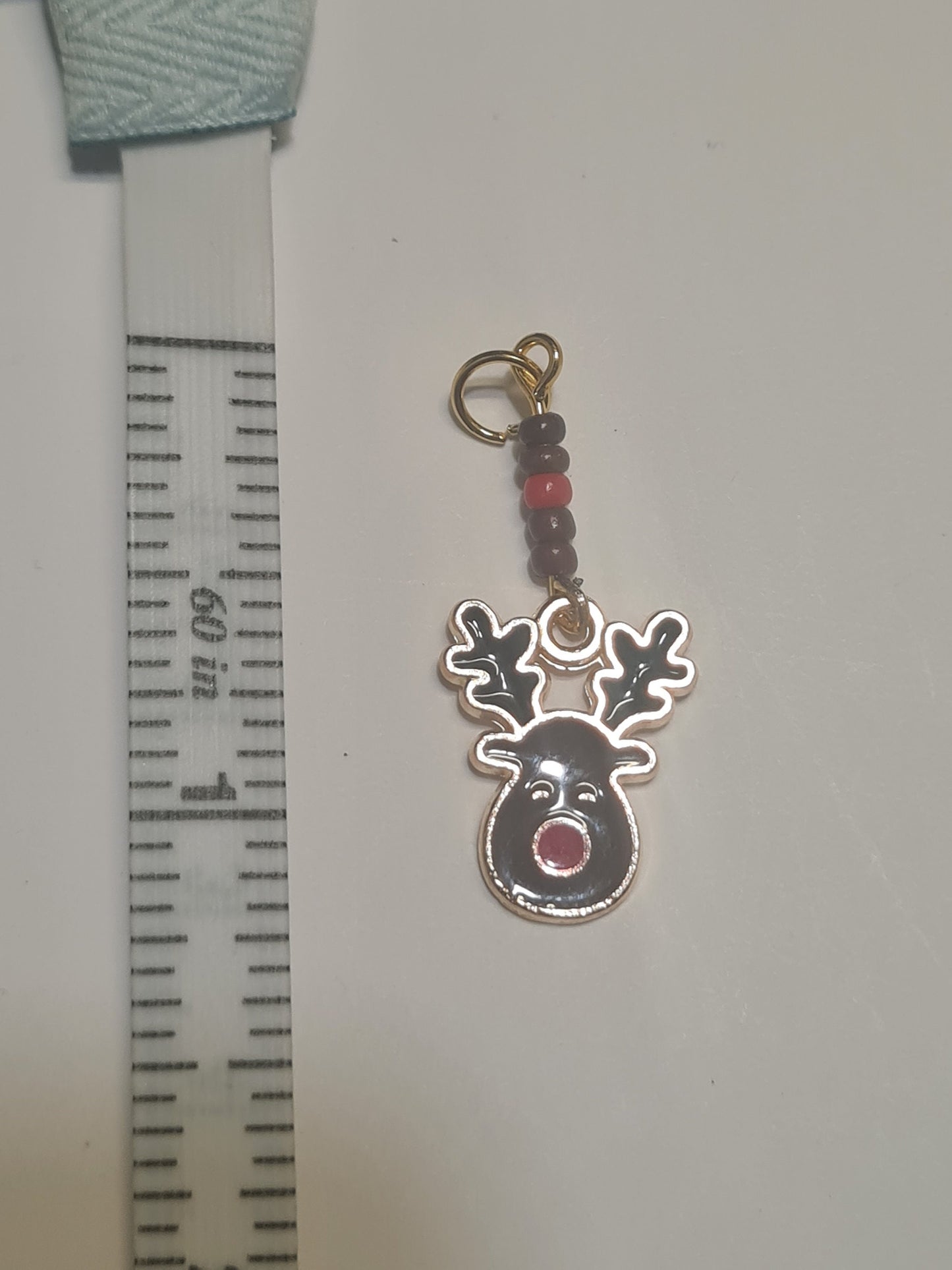 Christmas Reindeer Hearing Aid Charm ~ Cochlear Implant Charm ~ Custom Made